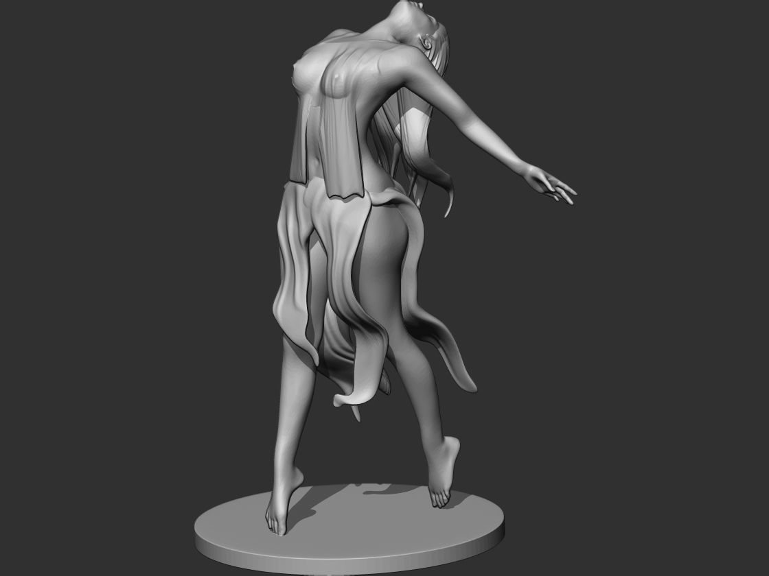 Dancing Woman 3D print model_6