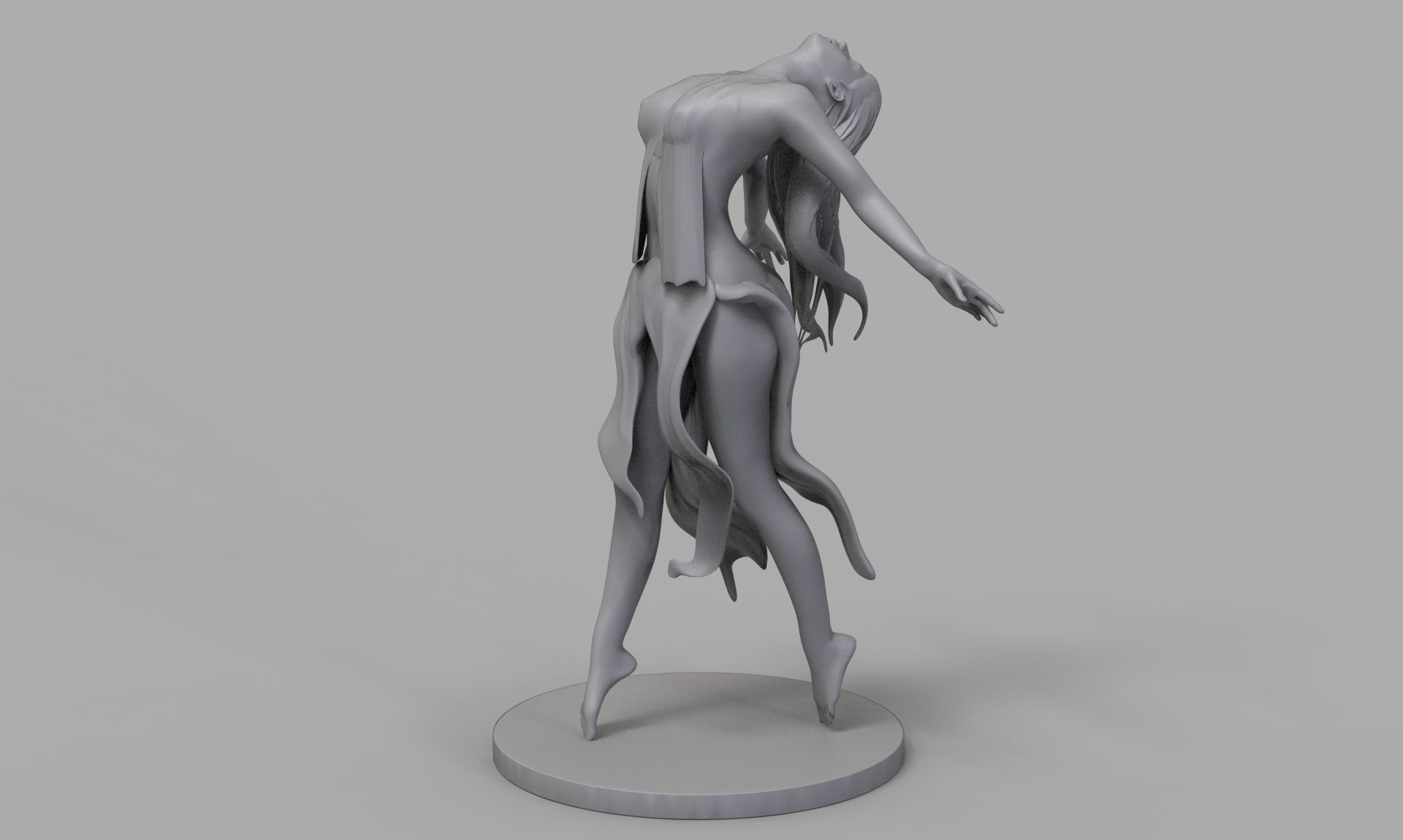 Dancing Woman 3D print model_4
