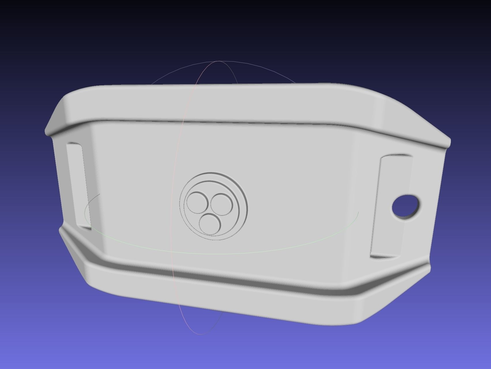 Star Wars Imperial Officer Beltpiece Printable Model 3D print model_12