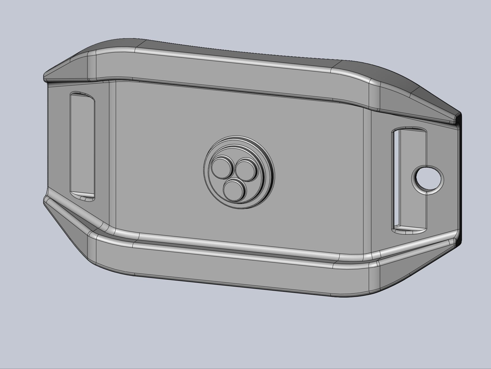 Star Wars Imperial Officer Beltpiece Printable Model 3D print model_6