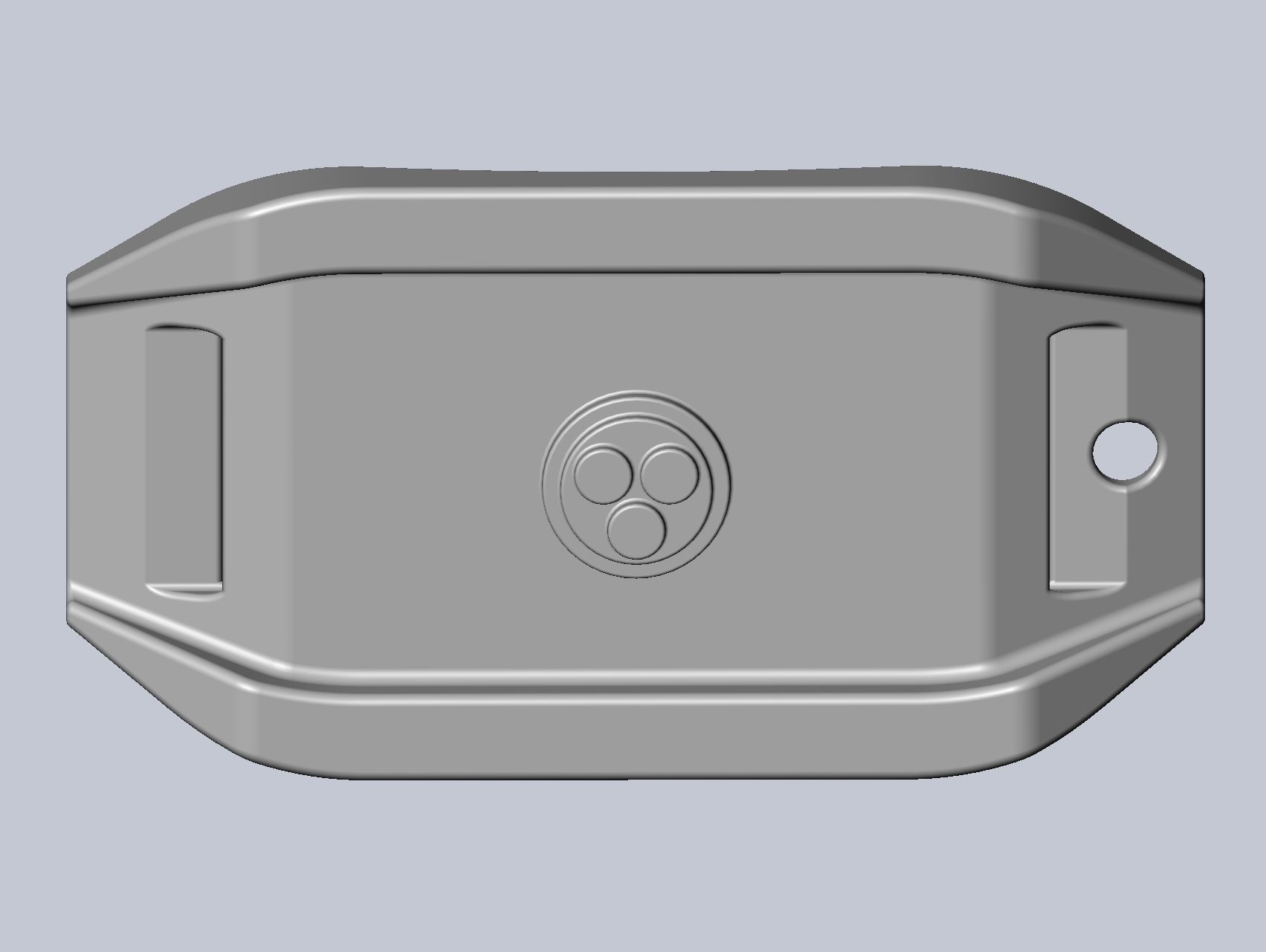 Star Wars Imperial Officer Beltpiece Printable Model 3D print model_16