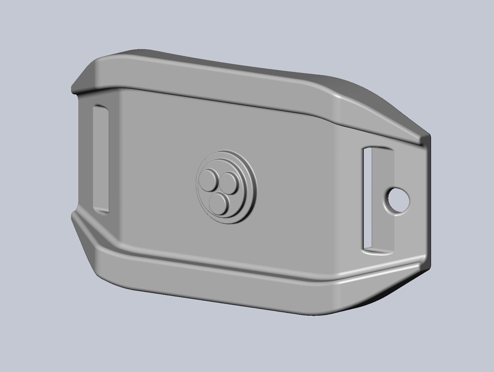 Star Wars Imperial Officer Beltpiece Printable Model 3D print model_17