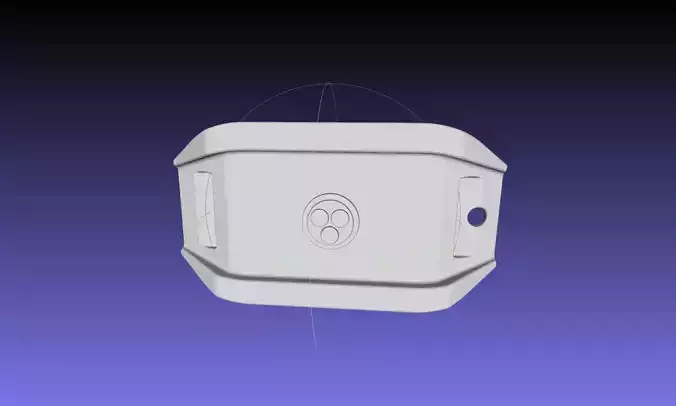Star Wars Imperial Officer Beltpiece Printable Model 3D print model