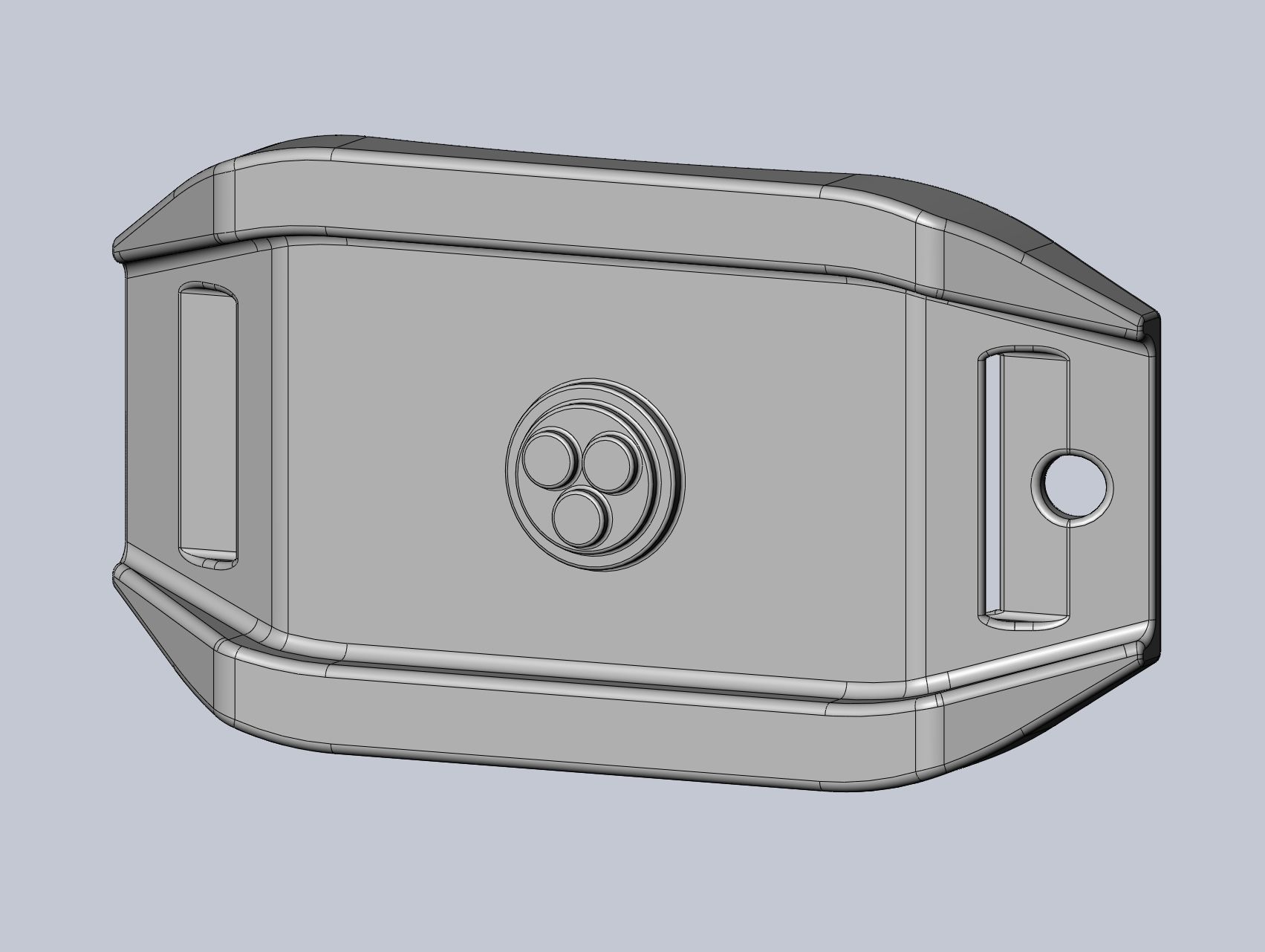 Star Wars Imperial Officer Beltpiece Printable Model 3D print model_19