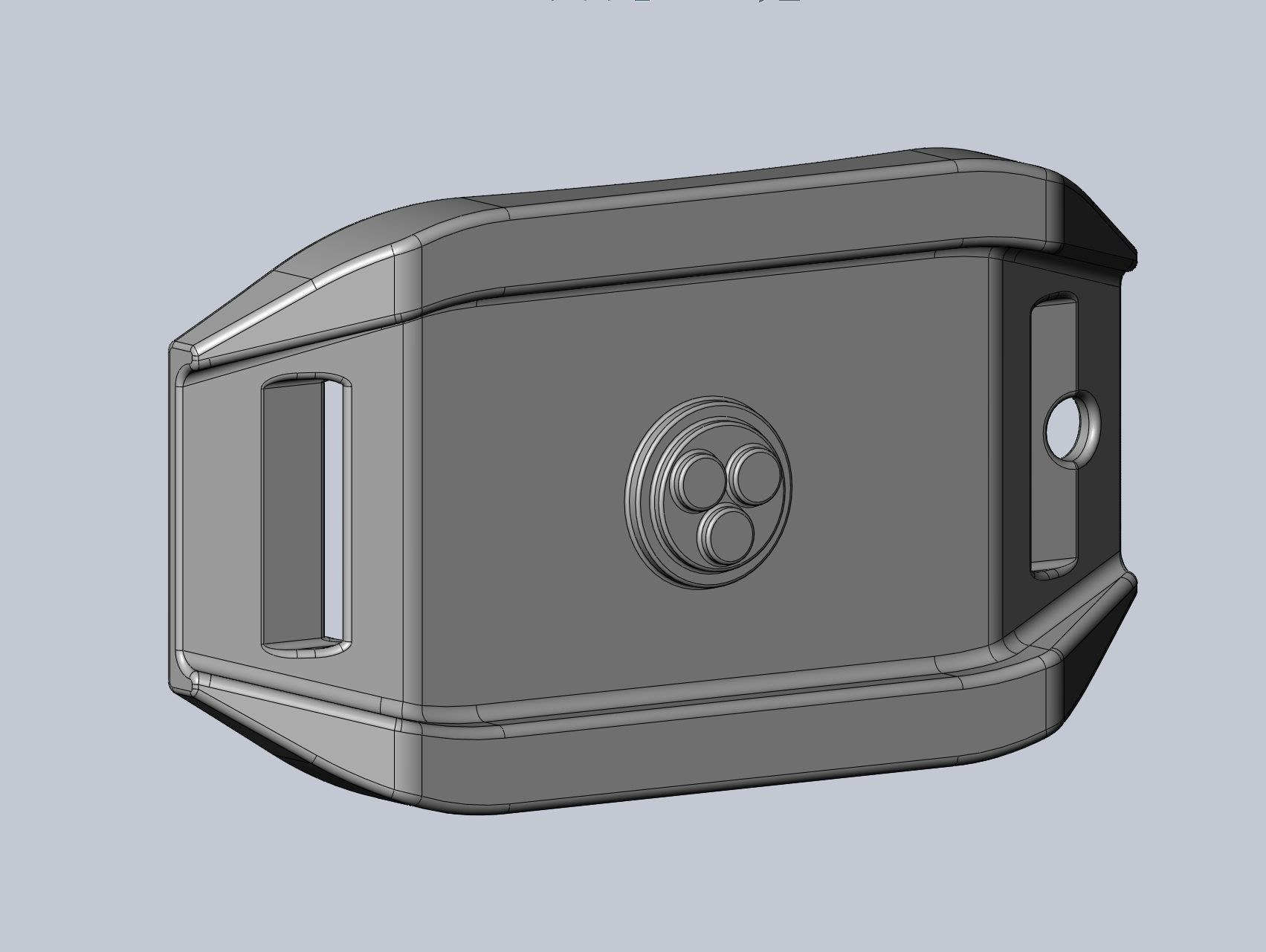 Star Wars Imperial Officer Beltpiece Printable Model 3D print model_11