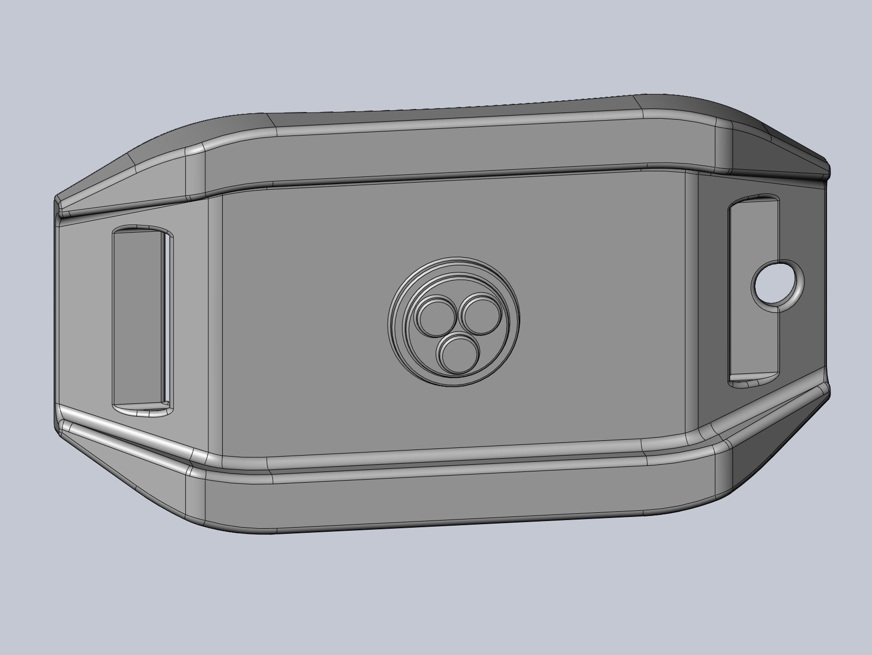 Star Wars Imperial Officer Beltpiece Printable Model 3D print model_37