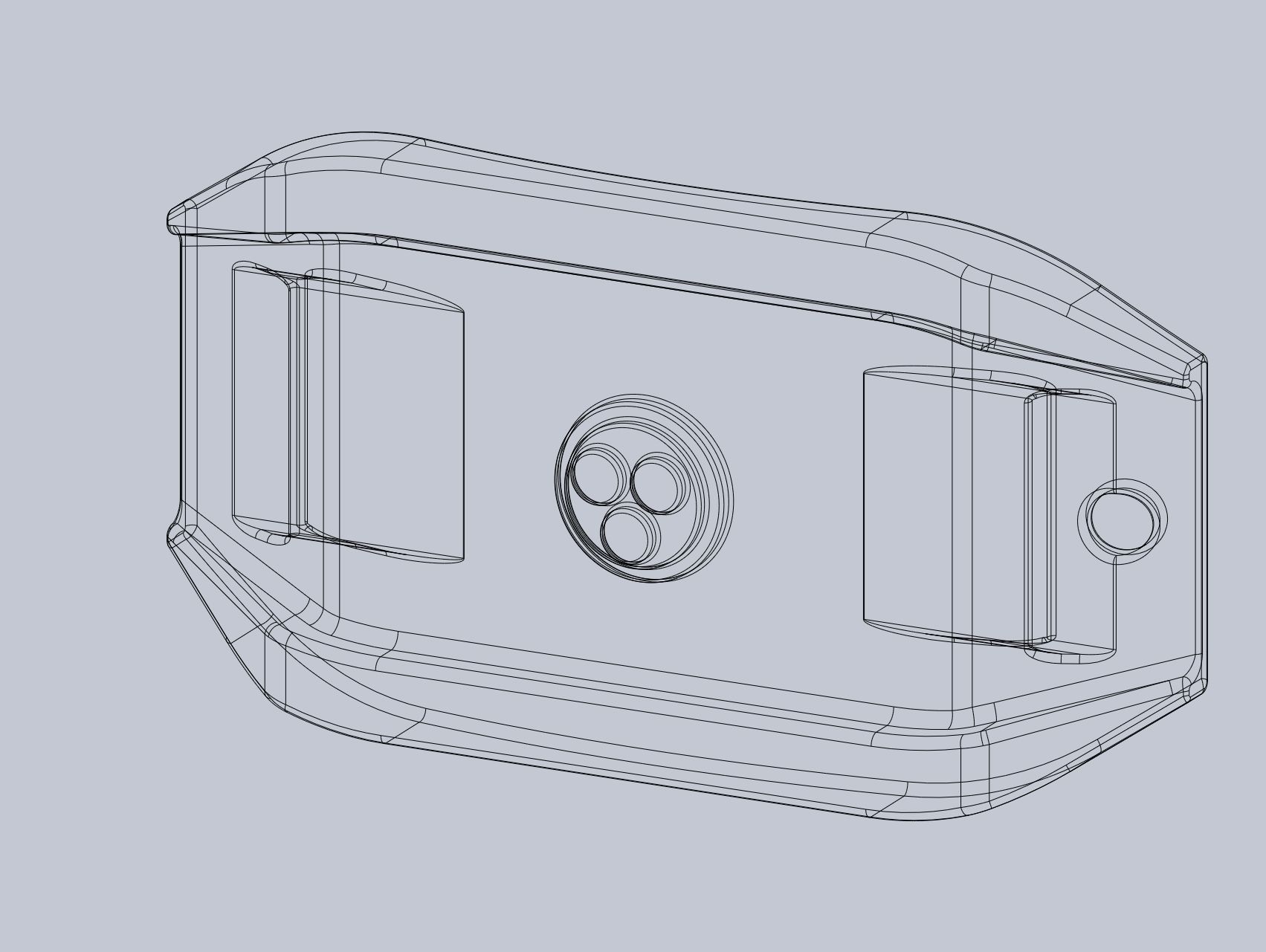 Star Wars Imperial Officer Beltpiece Printable Model 3D print model_7