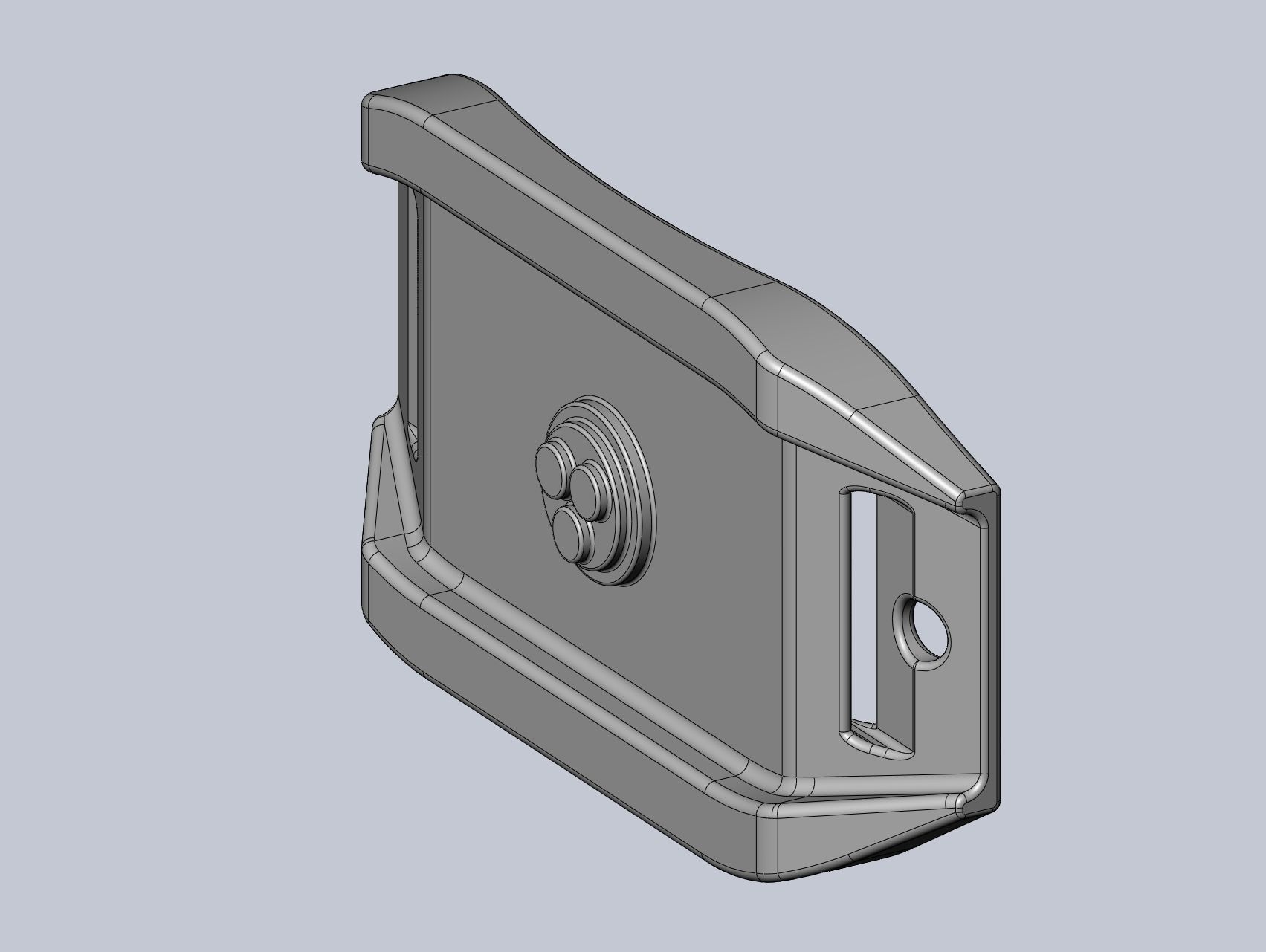 Star Wars Imperial Officer Beltpiece Printable Model 3D print model_5