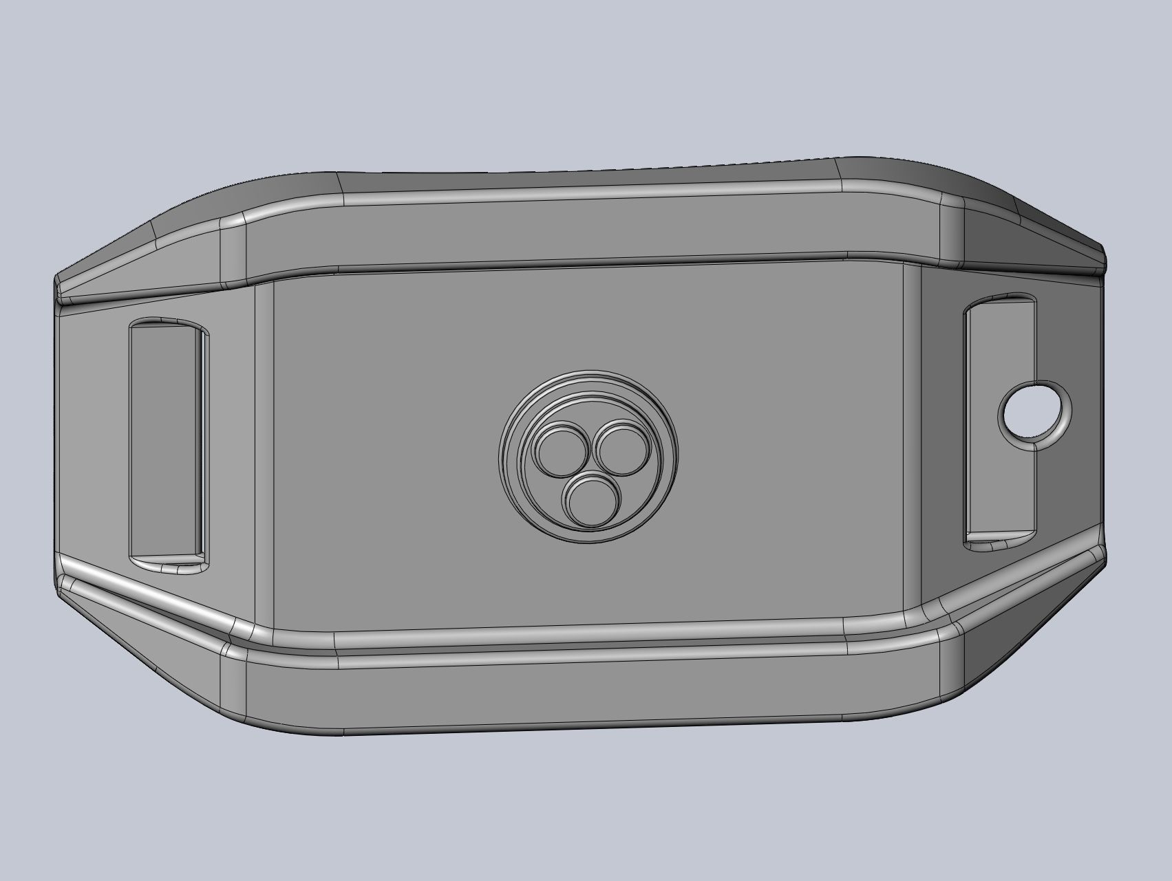 Star Wars Imperial Officer Beltpiece Printable Model 3D print model_15