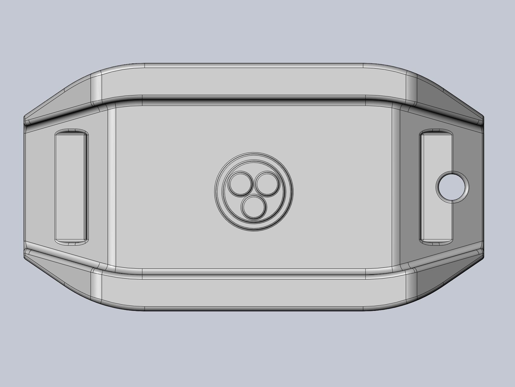 Star Wars Imperial Officer Beltpiece Printable Model 3D print model_3