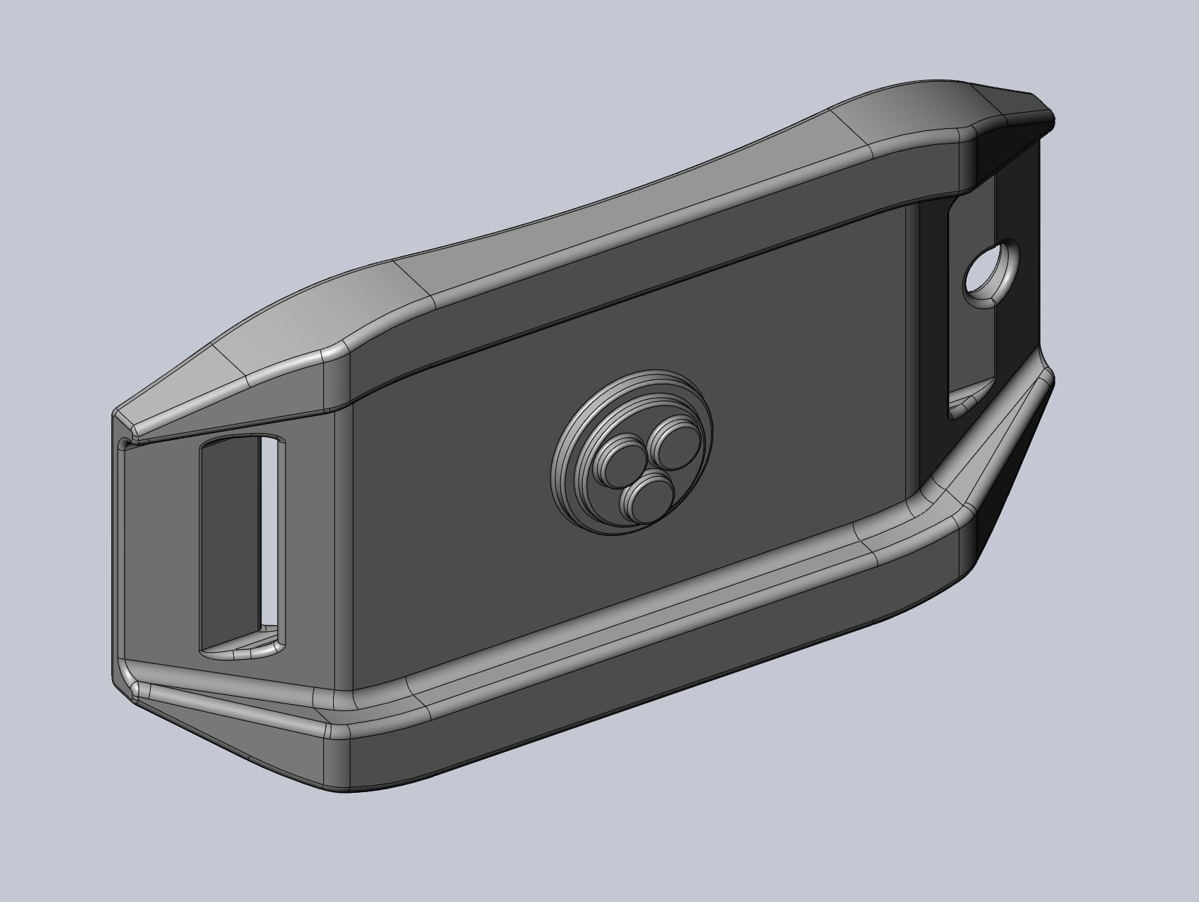 Star Wars Imperial Officer Beltpiece Printable Model 3D print model_14