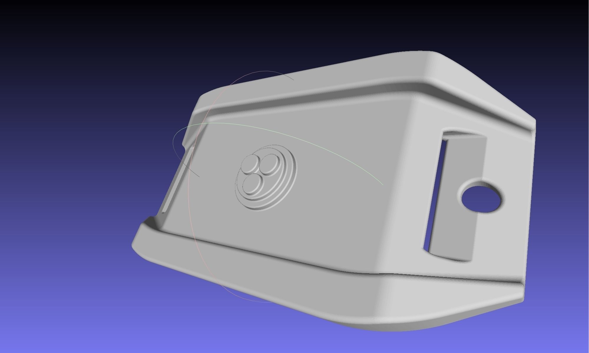 Star Wars Imperial Officer Beltpiece Printable Model 3D print model_1