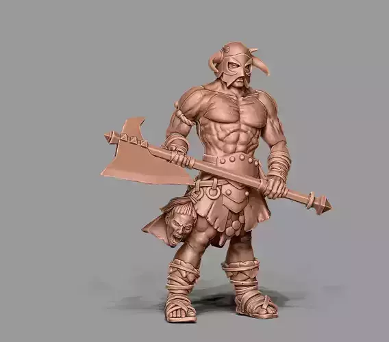 Barbarian - Rorbane  headhunter 35mm scale