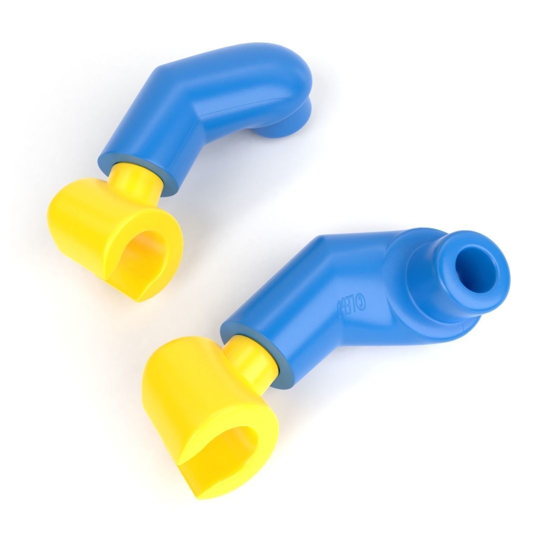 LEGO minifigure - Construction worker 3D model_20