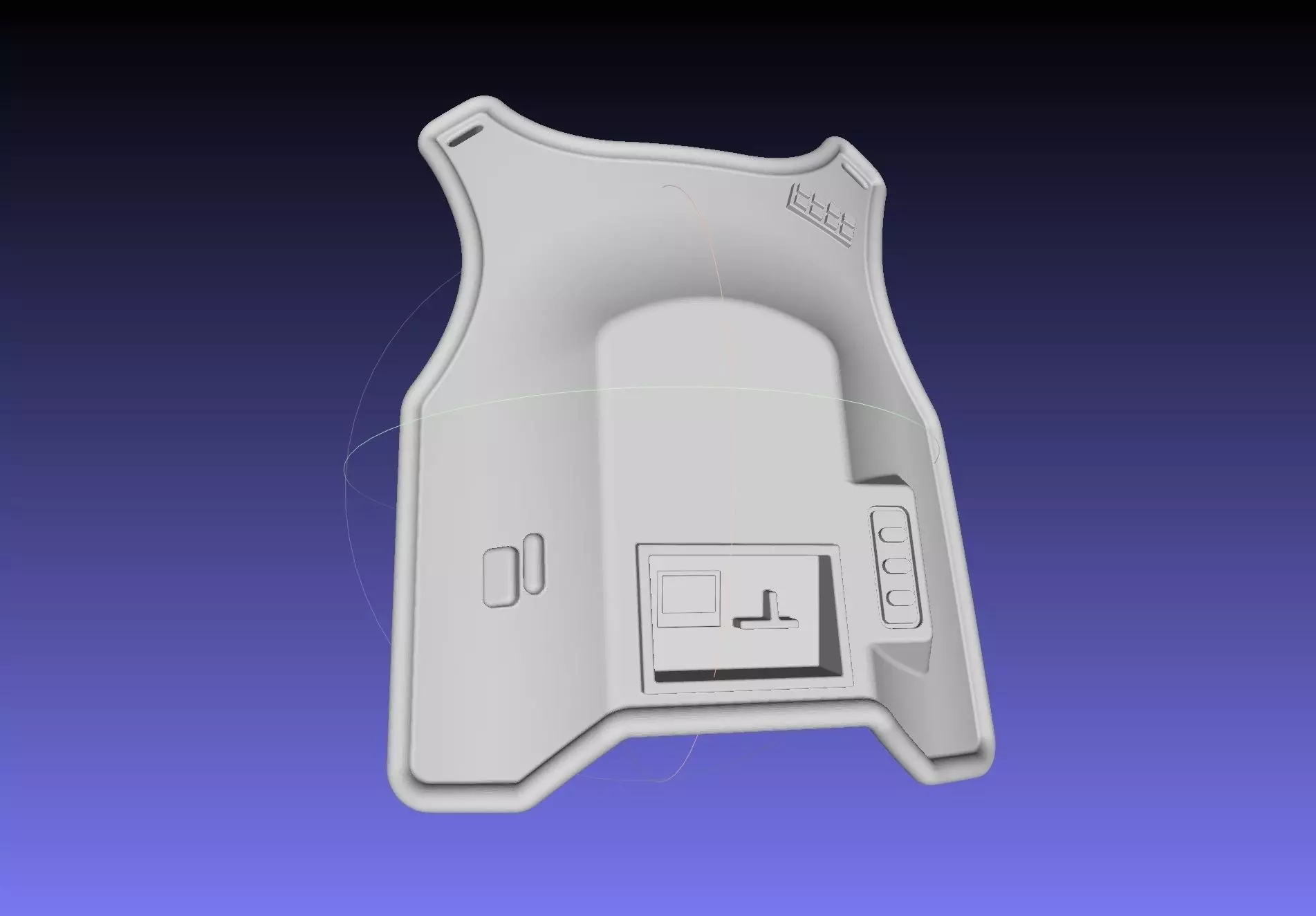 Star Wars Imperial Officer Armor Chestplate 3D print model_0
