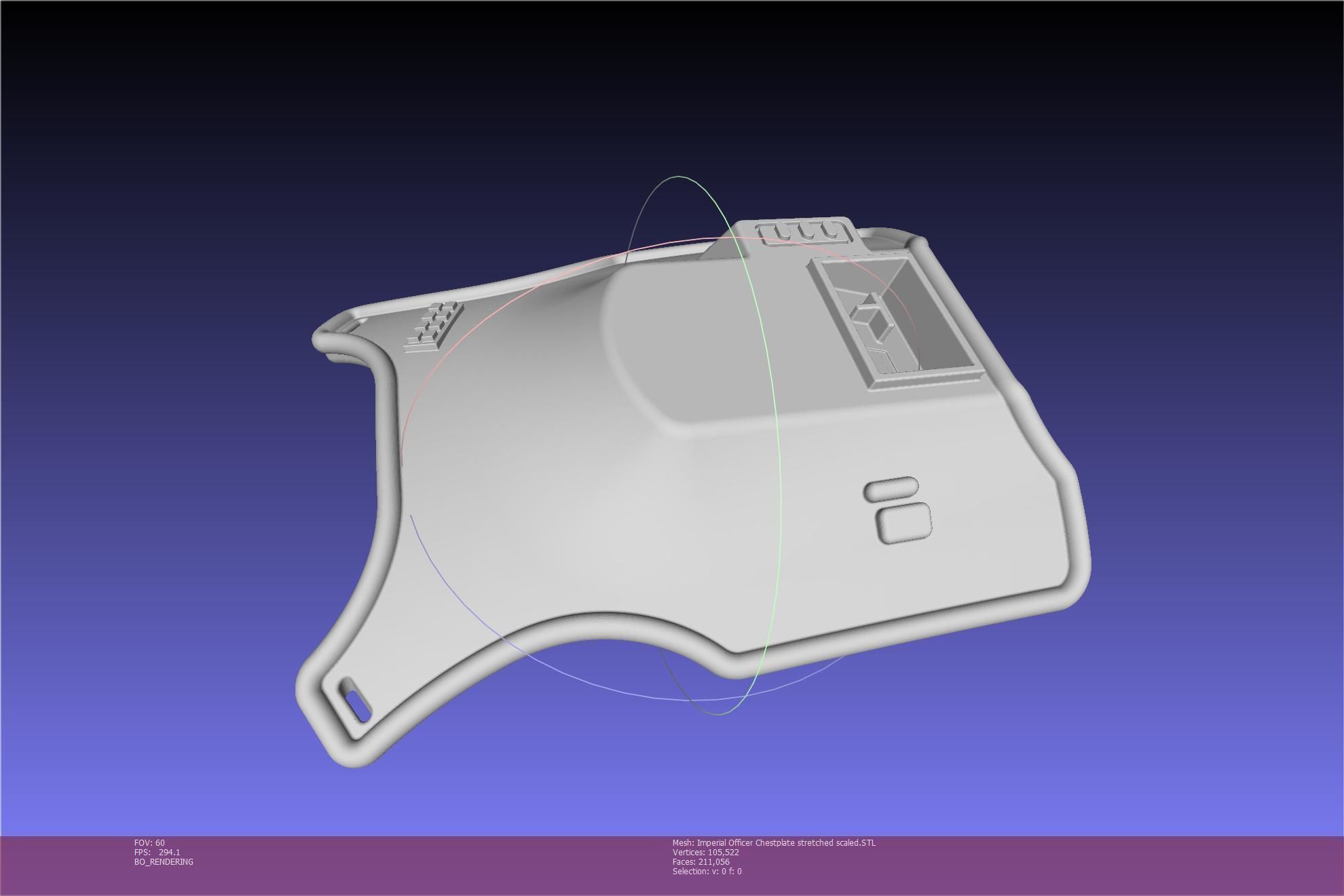 Star Wars Imperial Officer Armor Chestplate 3D print model_94