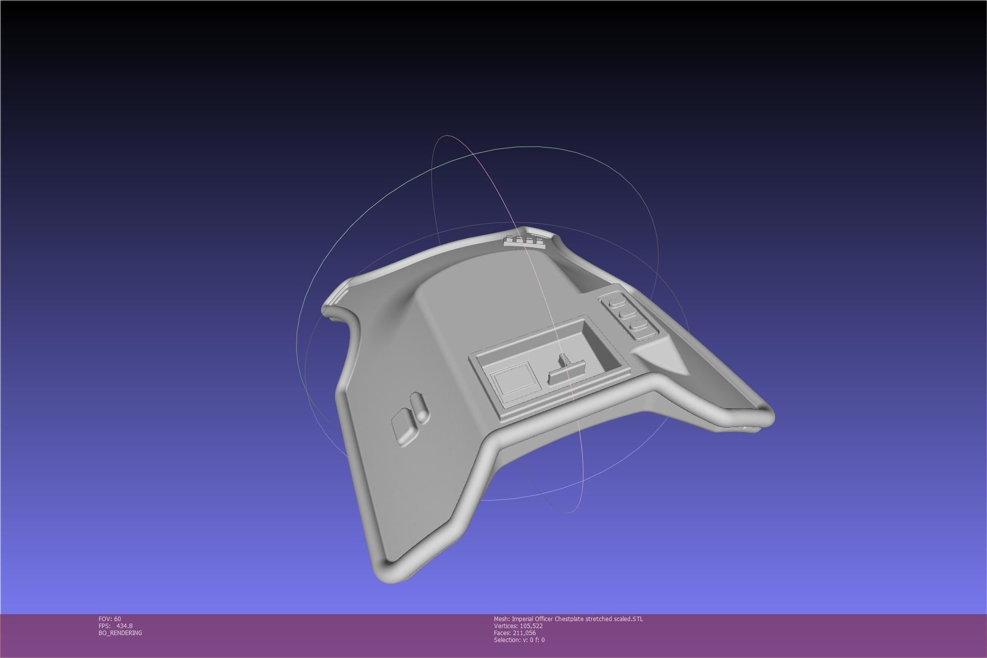 Star Wars Imperial Officer Armor Chestplate 3D print model_76