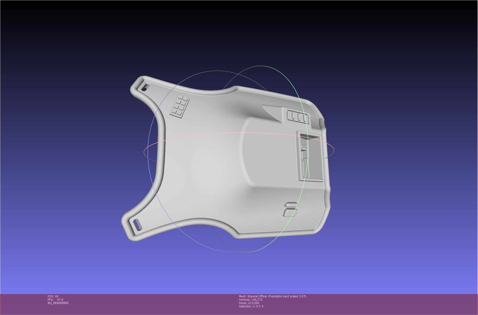 Star Wars Imperial Officer Armor Chestplate 3D print model_117