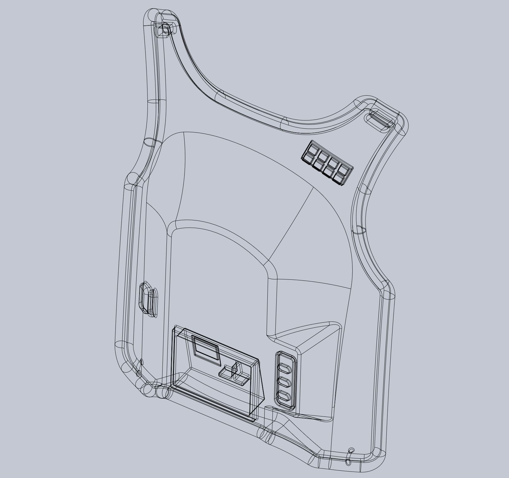 Star Wars Imperial Officer Armor Chestplate 3D print model_59