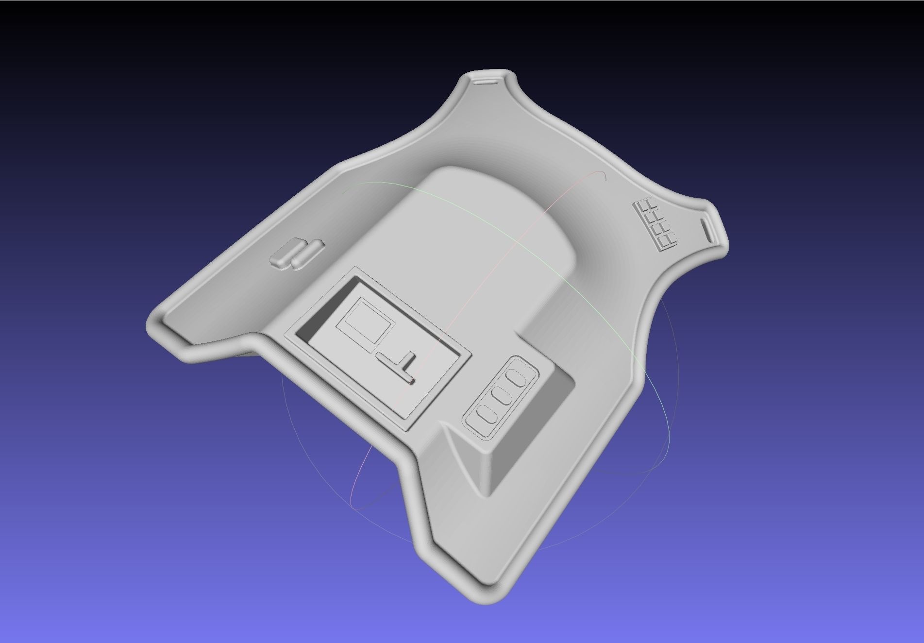 Star Wars Imperial Officer Armor Chestplate 3D print model_9