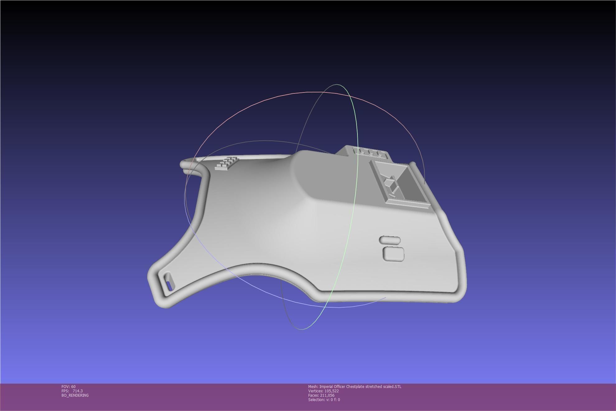 Star Wars Imperial Officer Armor Chestplate 3D print model_92