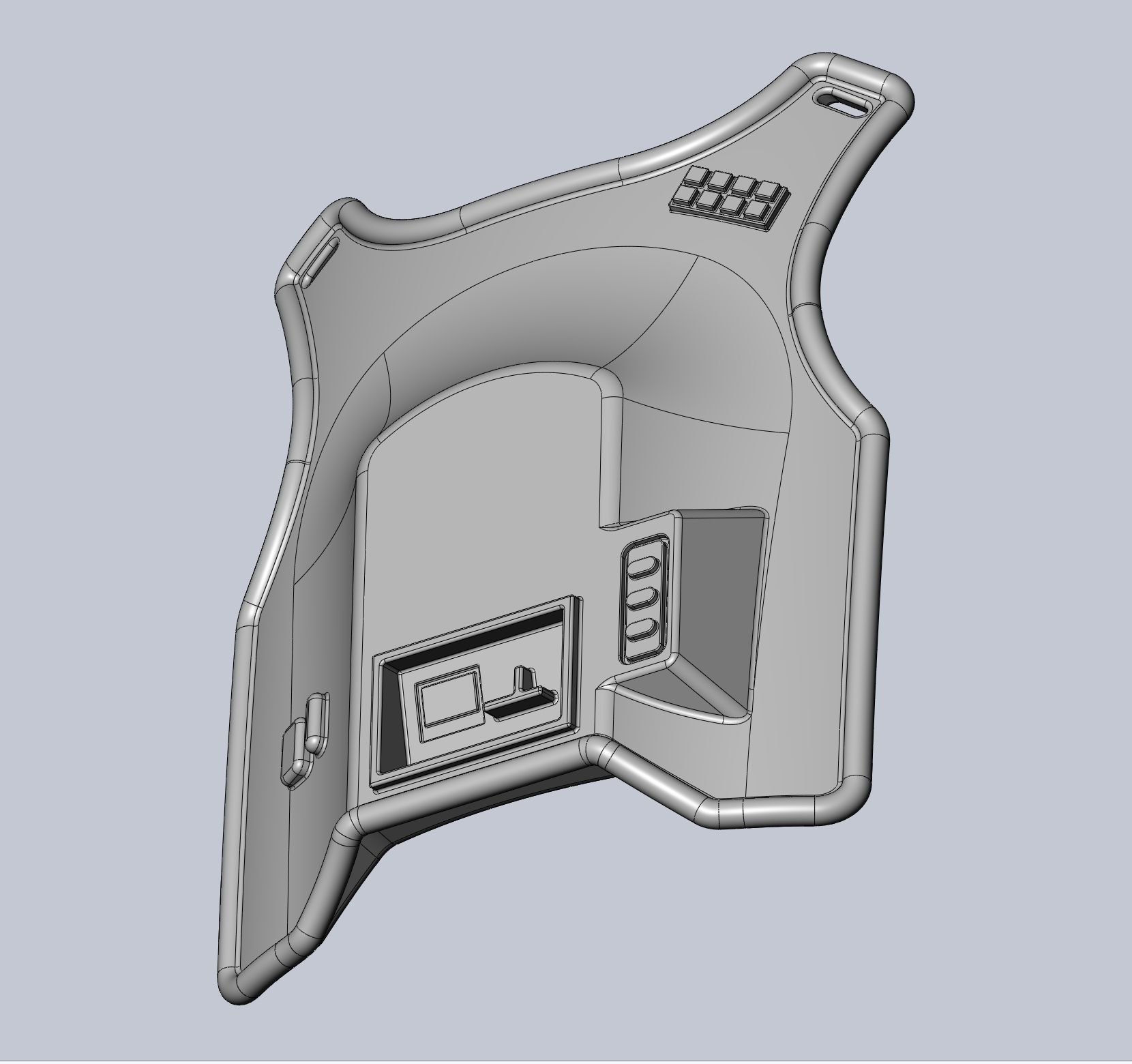 Star Wars Imperial Officer Armor Chestplate 3D print model_53