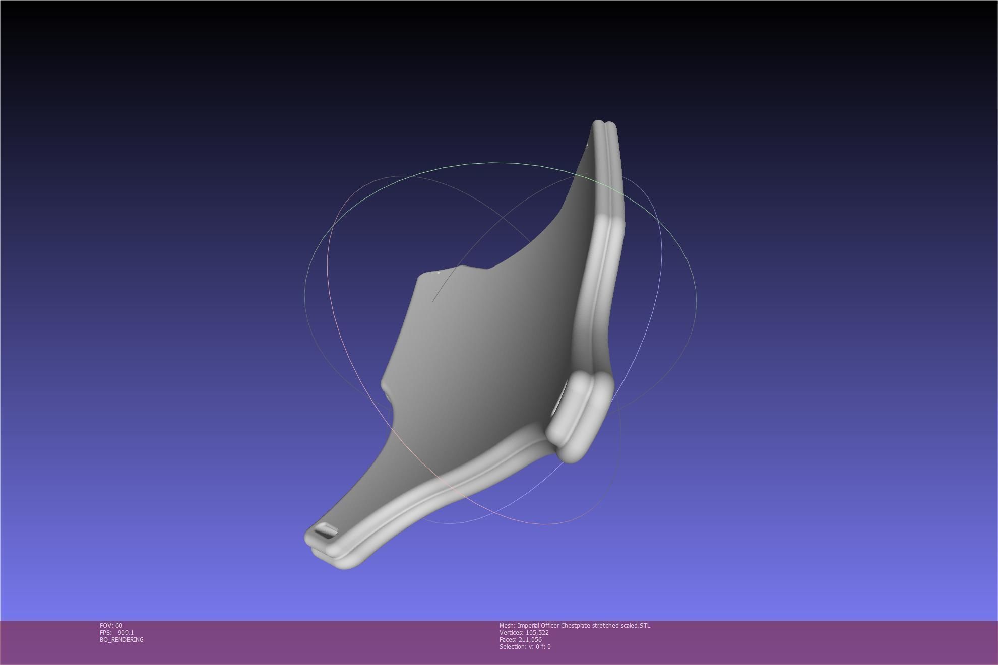 Star Wars Imperial Officer Armor Chestplate 3D print model_83