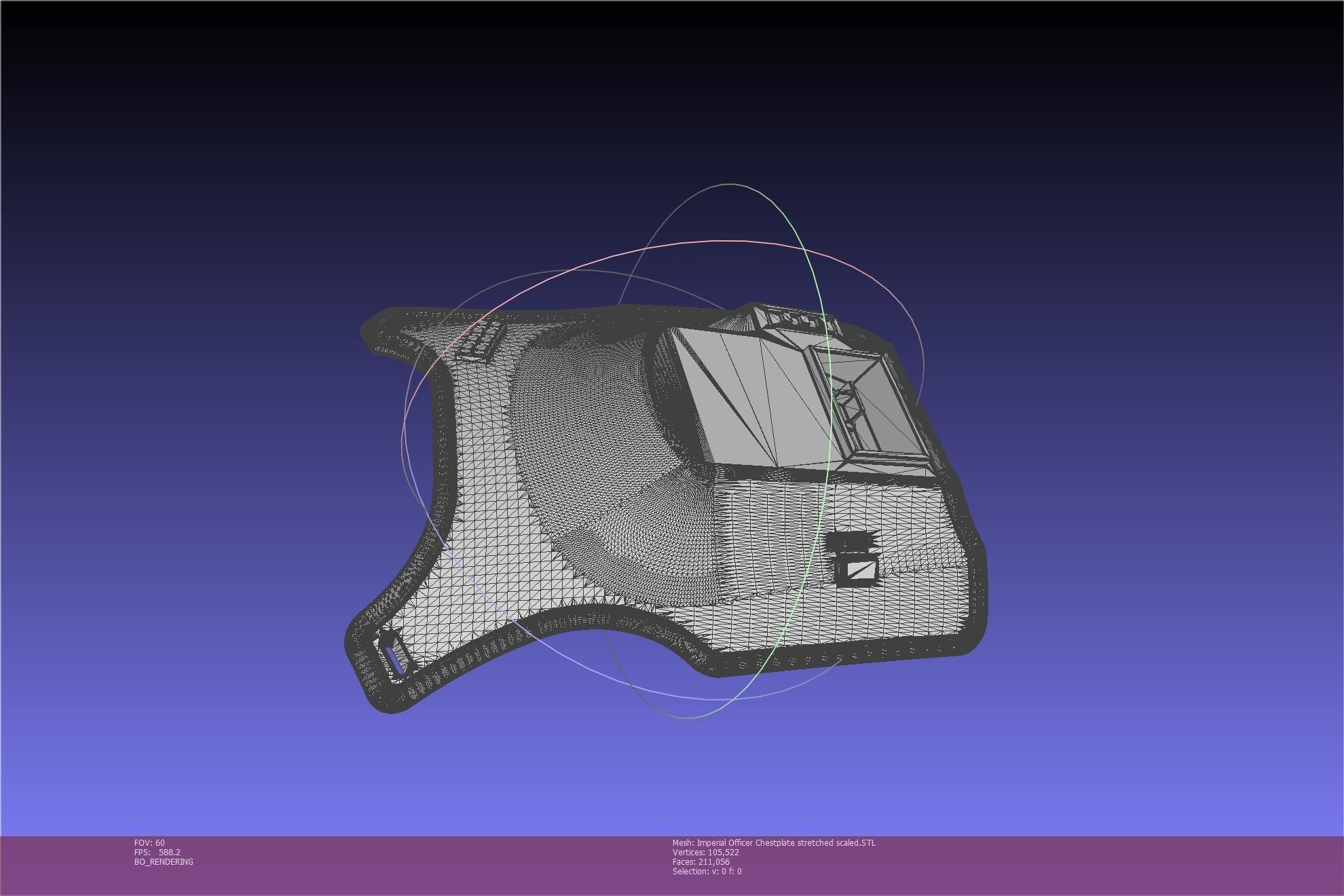 Star Wars Imperial Officer Armor Chestplate 3D print model_91