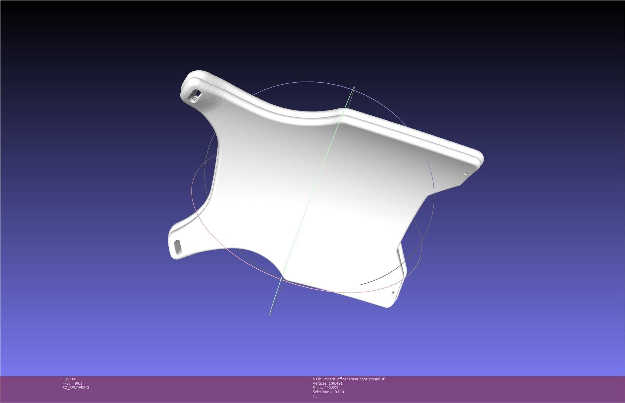 Star Wars Imperial Officer Armor Chestplate 3D print model_105