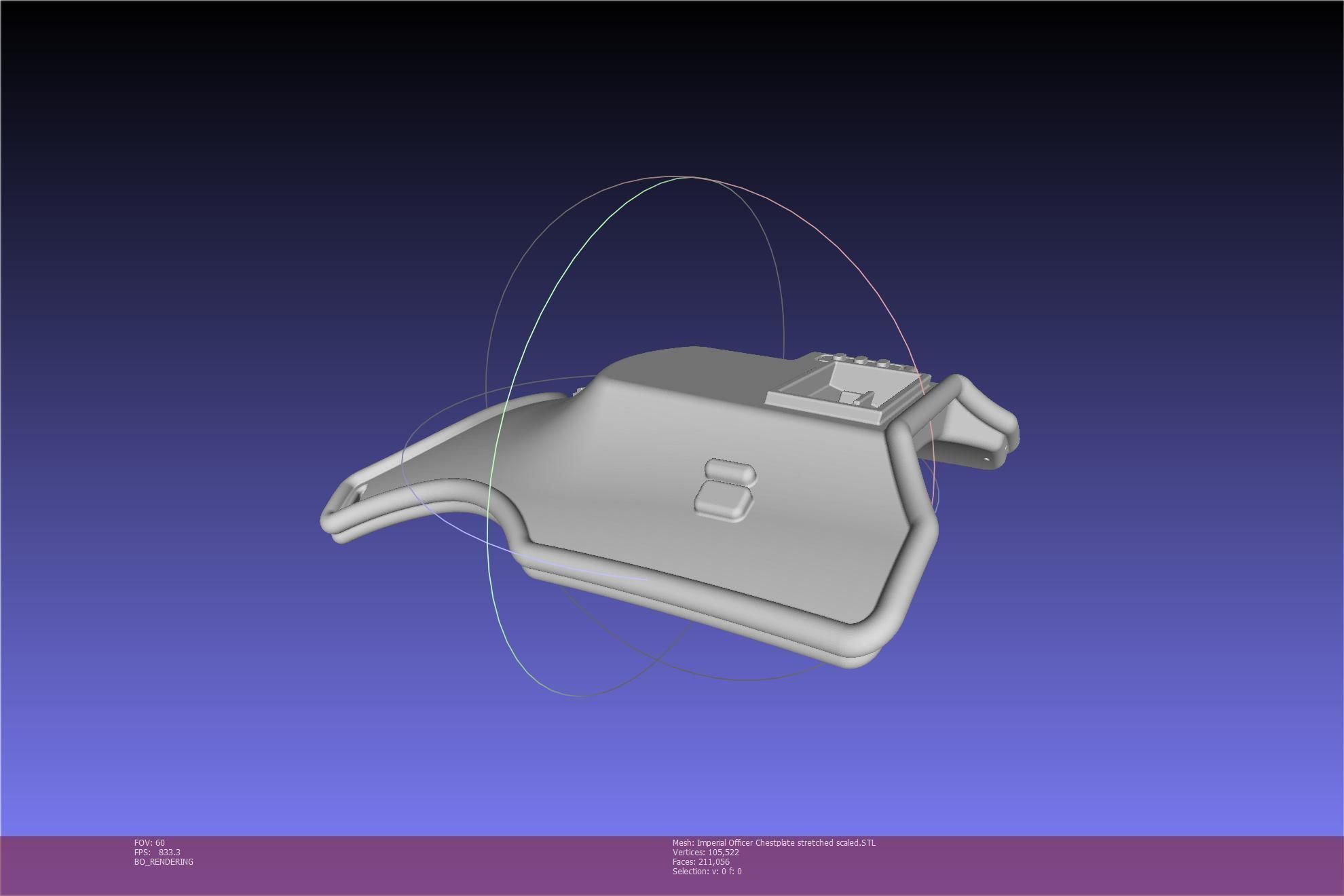 Star Wars Imperial Officer Armor Chestplate 3D print model_77