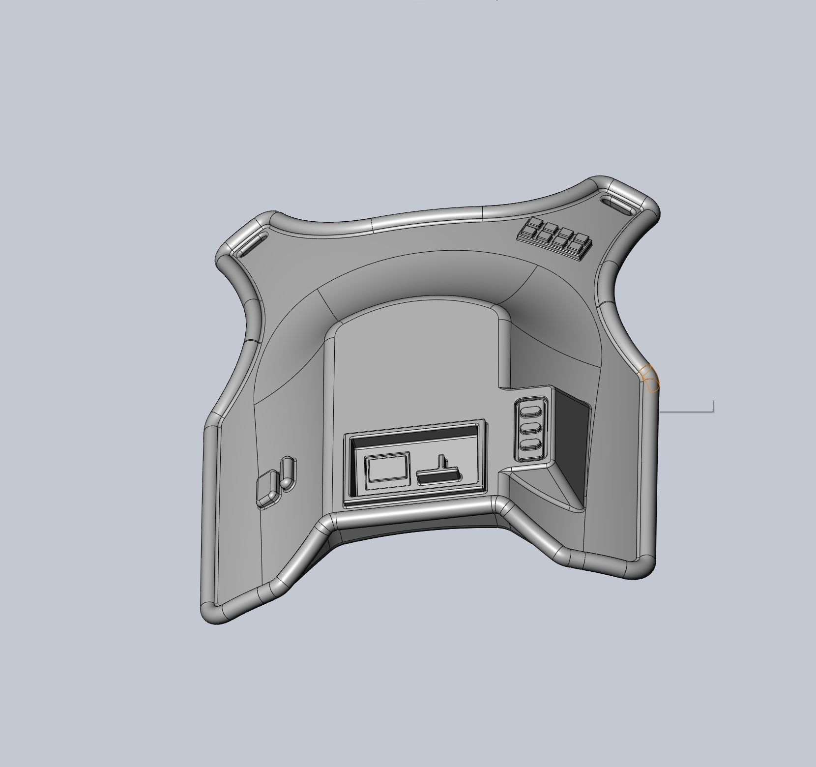 Star Wars Imperial Officer Armor Chestplate 3D print model_26