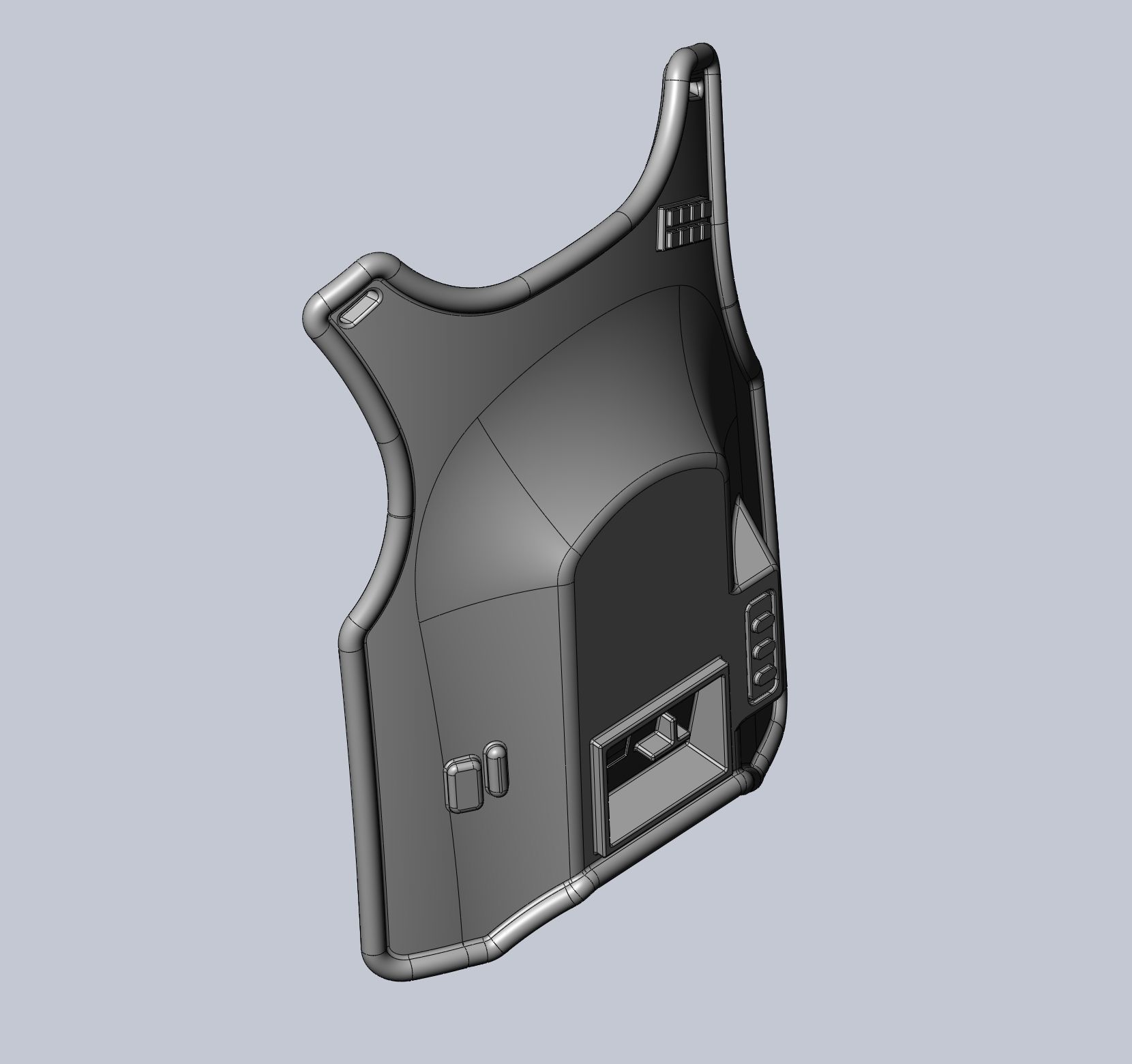 Star Wars Imperial Officer Armor Chestplate 3D print model_47