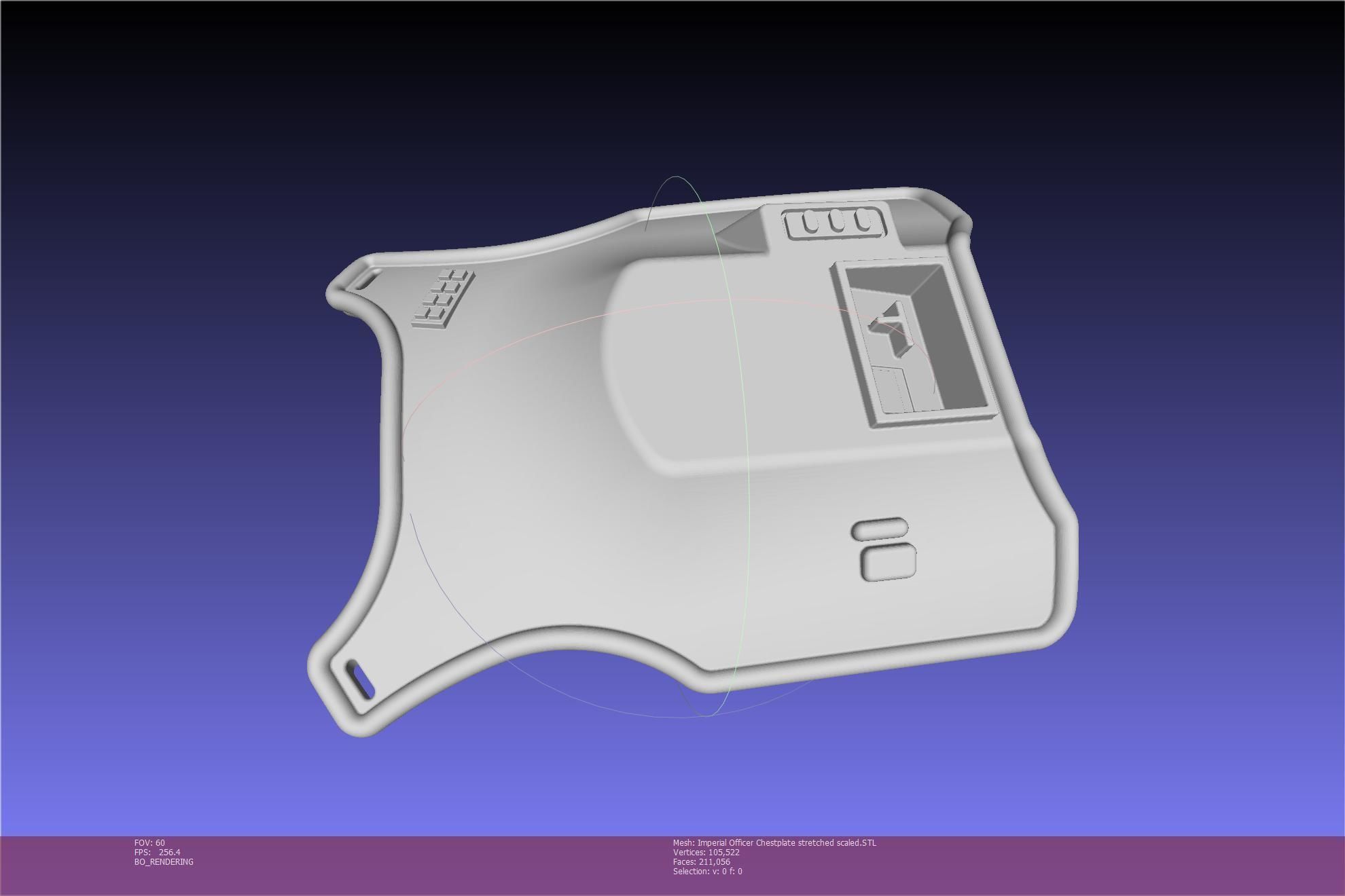 Star Wars Imperial Officer Armor Chestplate 3D print model_98