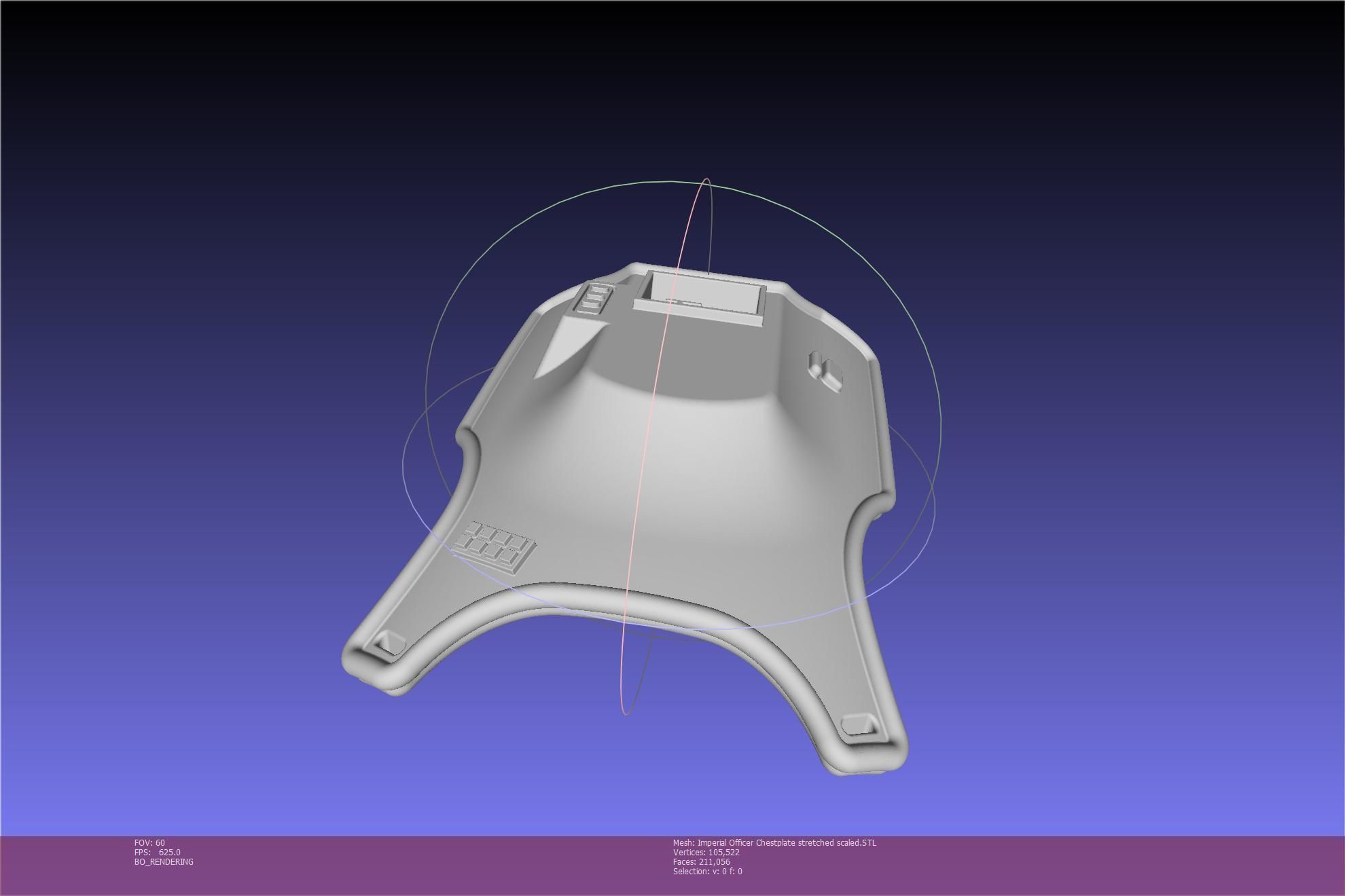 Star Wars Imperial Officer Armor Chestplate 3D print model_88