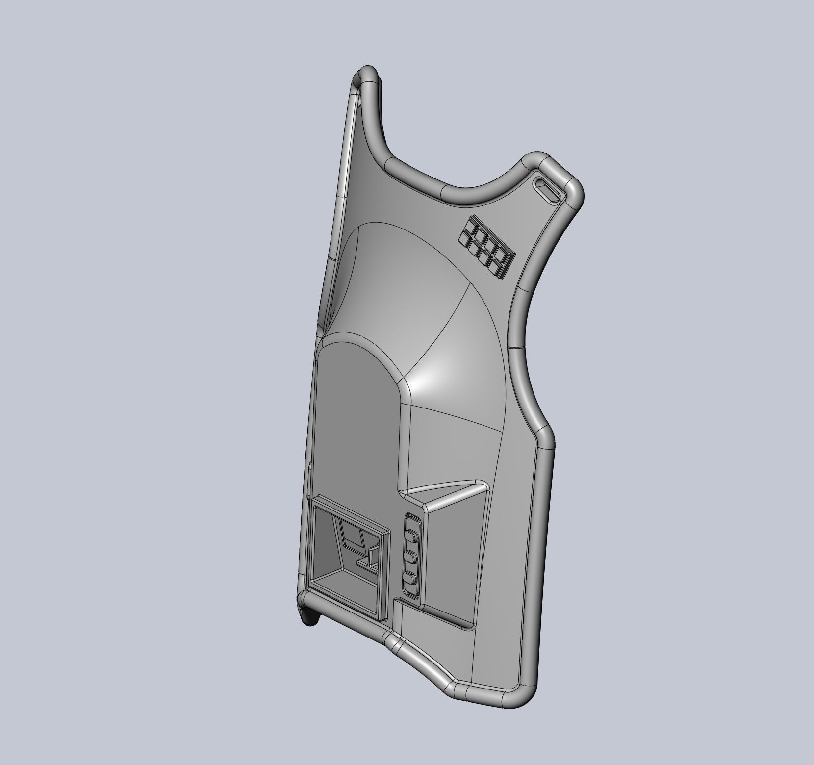 Star Wars Imperial Officer Armor Chestplate 3D print model_63