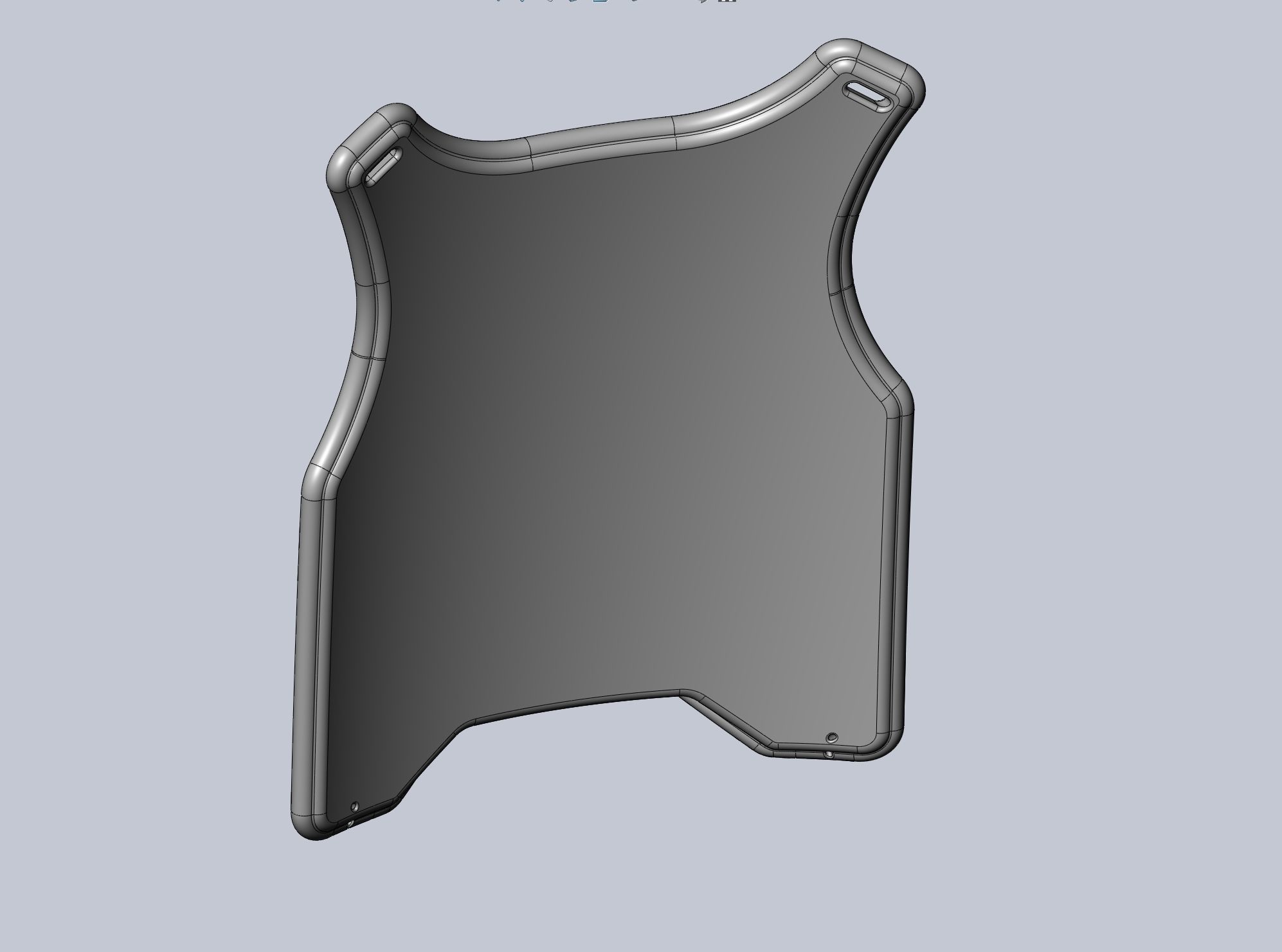 Star Wars Imperial Officer Armor Chestplate 3D print model_68