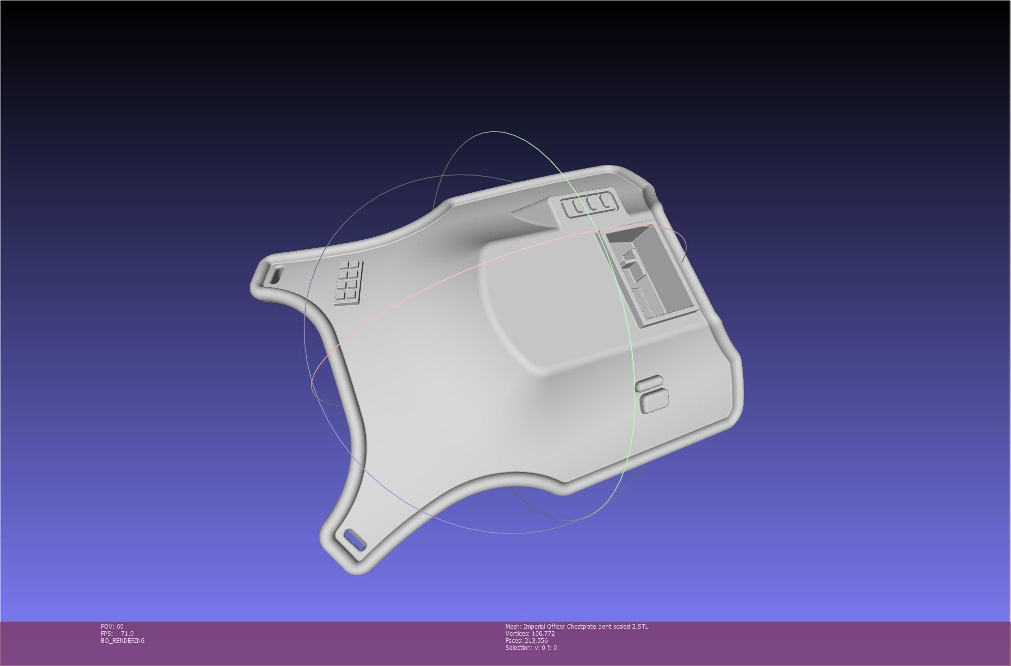 Star Wars Imperial Officer Armor Chestplate 3D print model_115