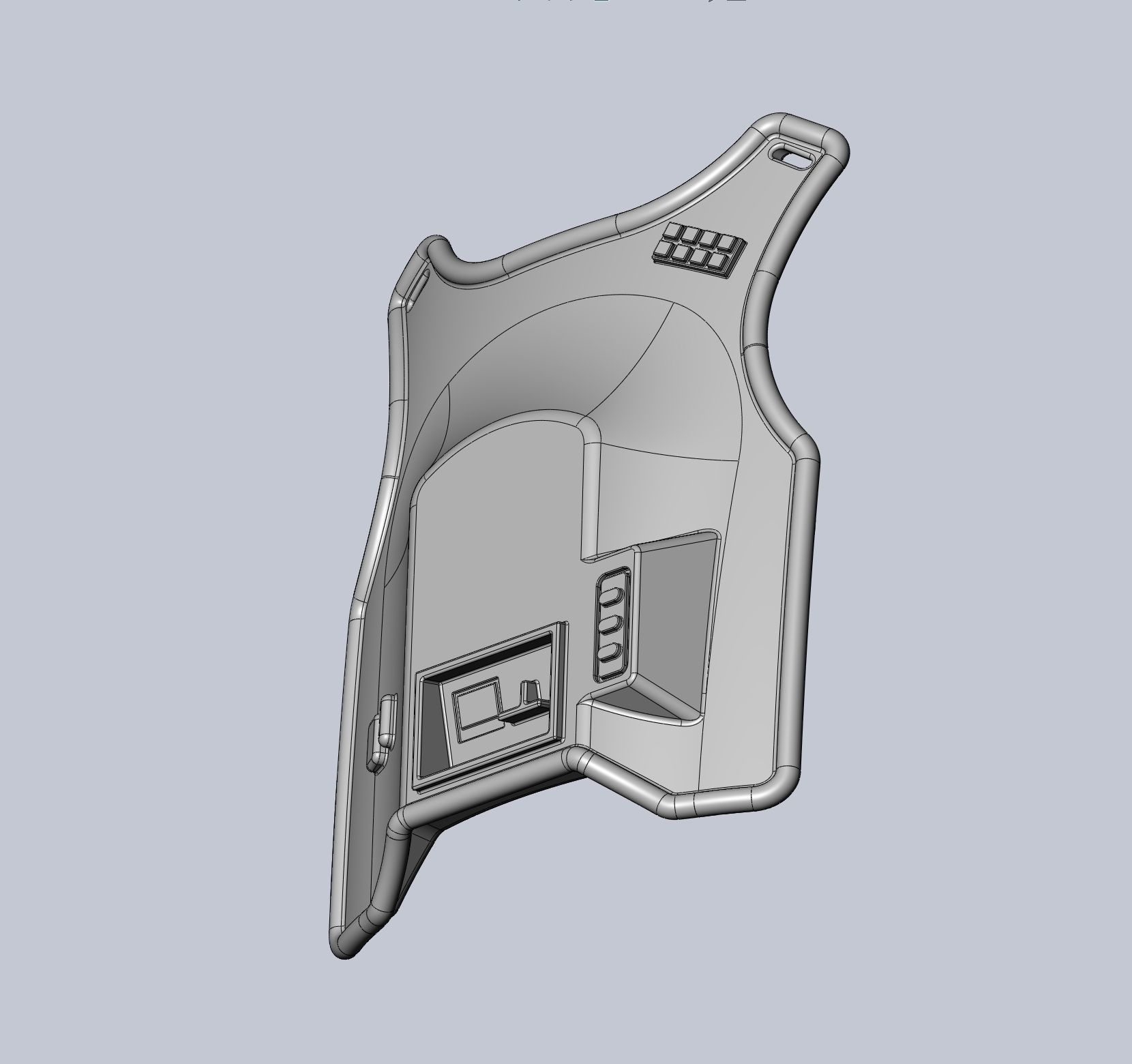 Star Wars Imperial Officer Armor Chestplate 3D print model_55
