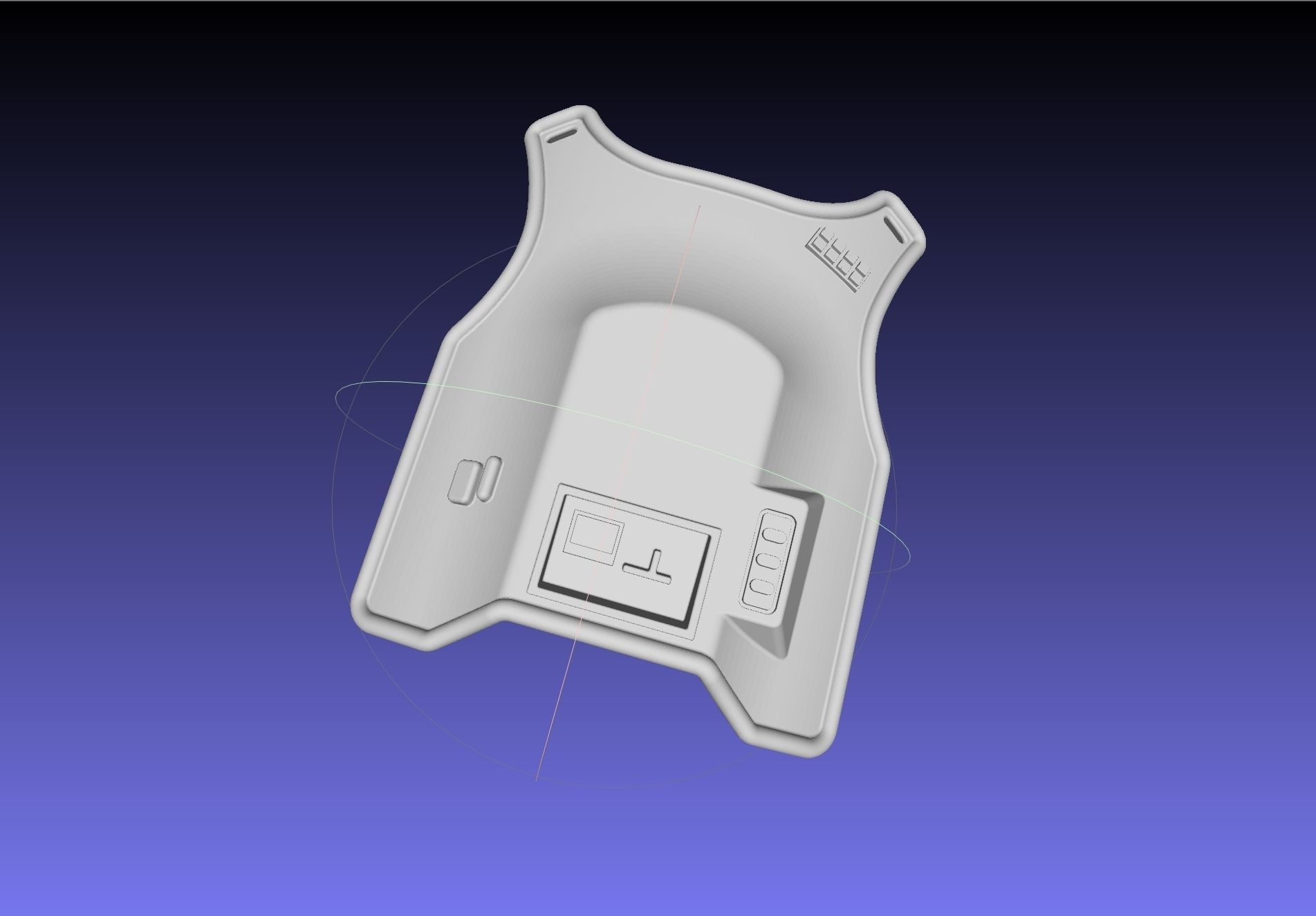 Star Wars Imperial Officer Armor Chestplate 3D print model_7