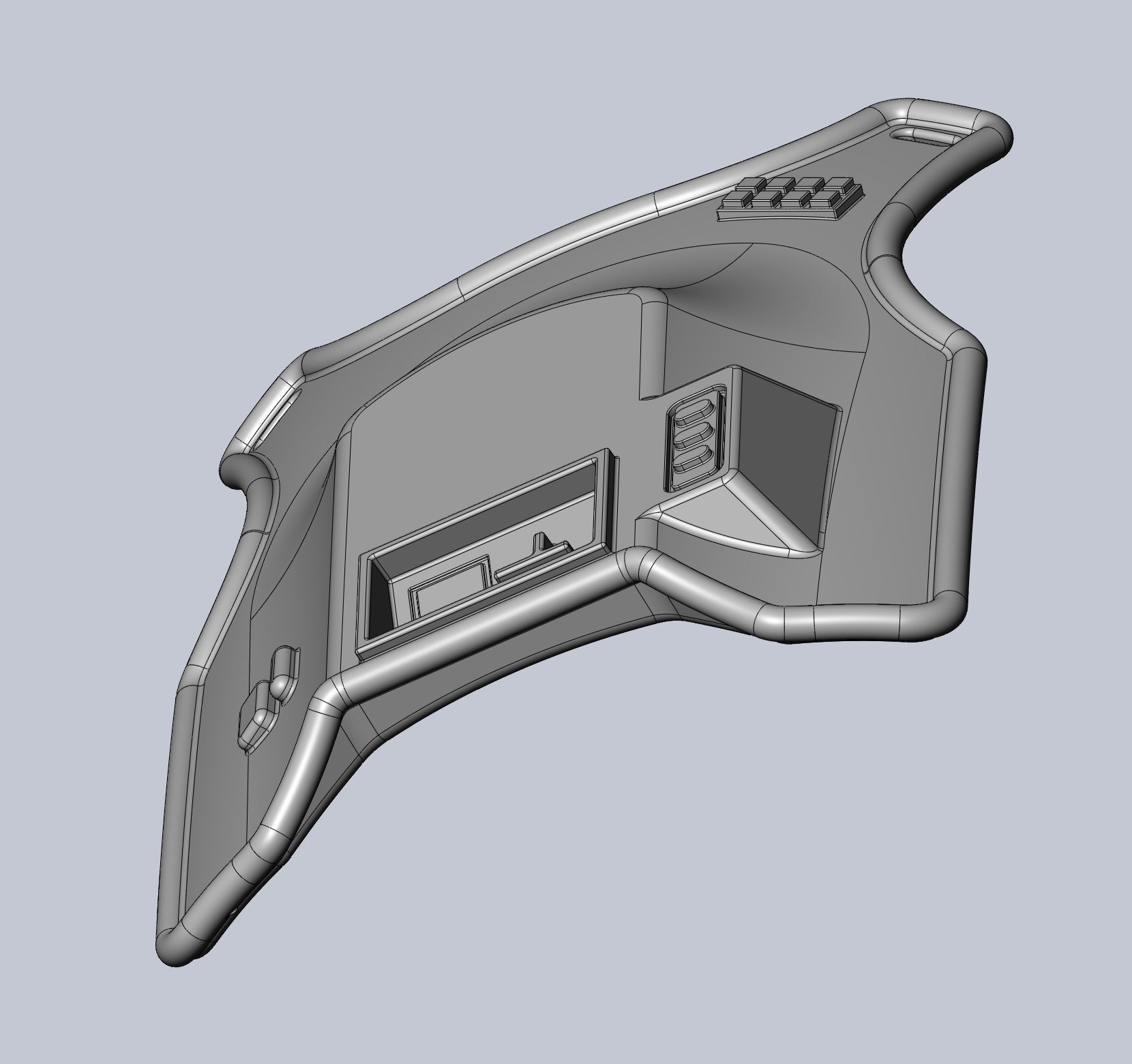 Star Wars Imperial Officer Armor Chestplate 3D print model_51