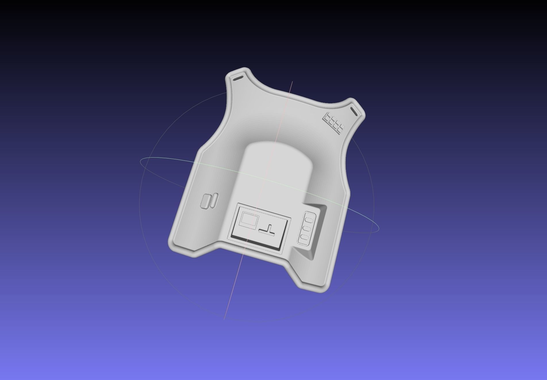 Star Wars Imperial Officer Armor Chestplate 3D print model_3