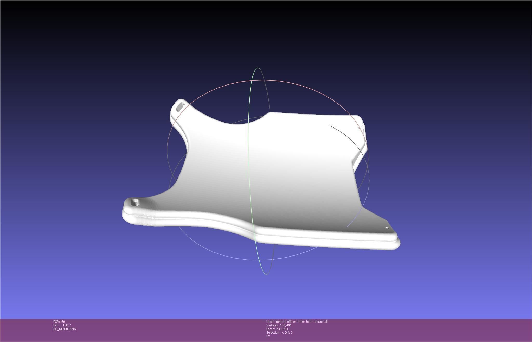 Star Wars Imperial Officer Armor Chestplate 3D print model_104