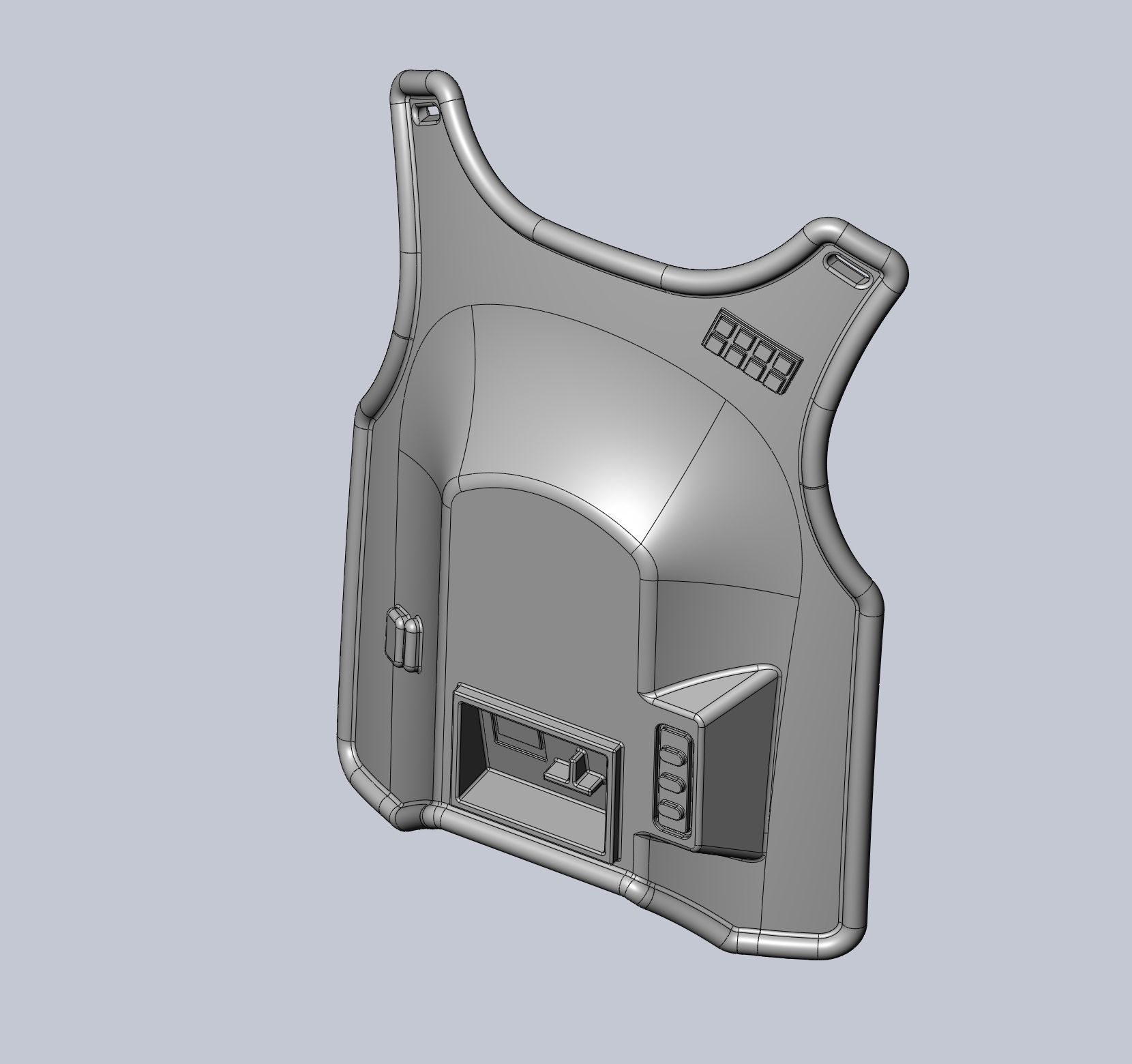 Star Wars Imperial Officer Armor Chestplate 3D print model_45