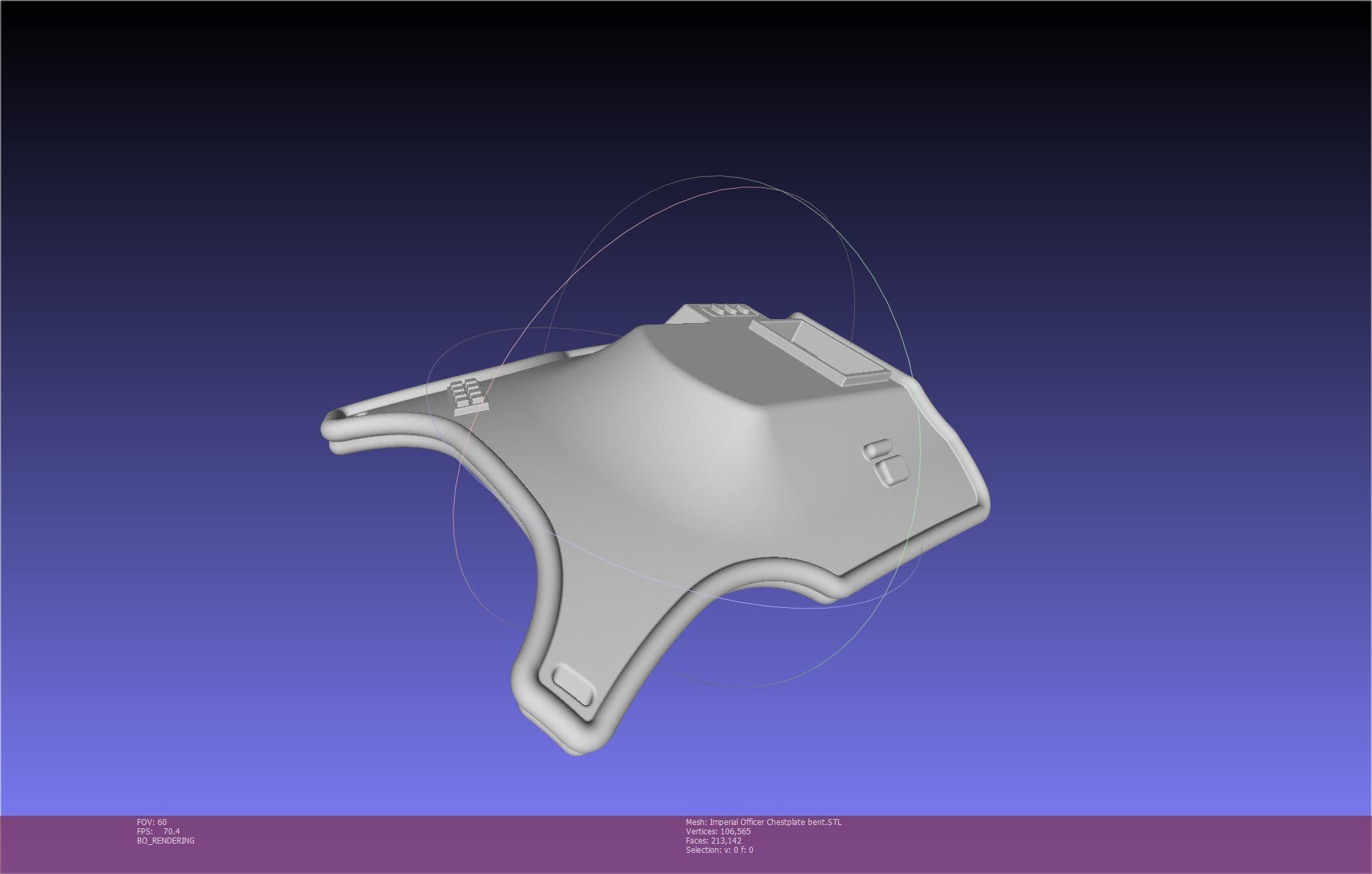 Star Wars Imperial Officer Armor Chestplate 3D print model_101