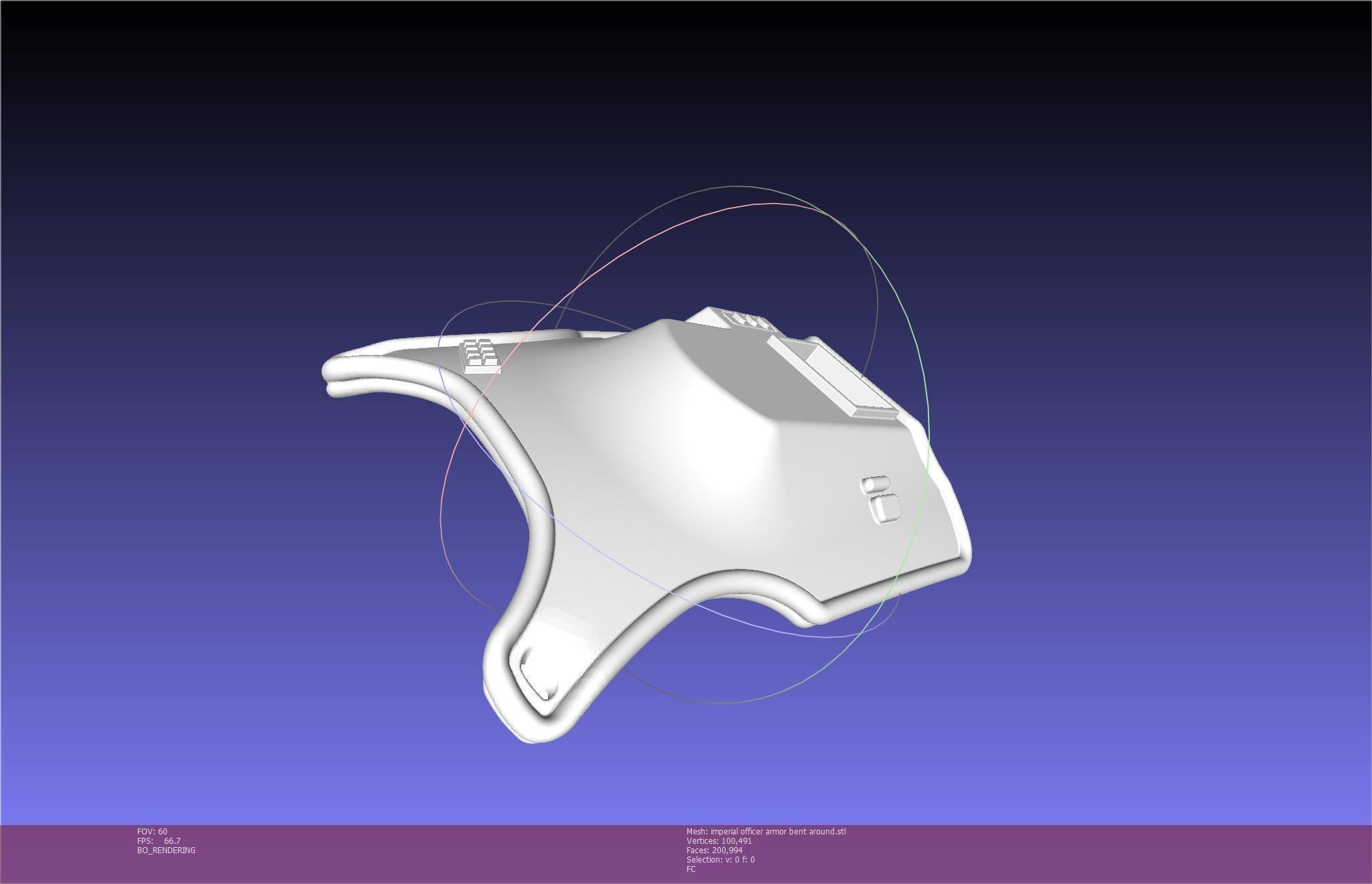 Star Wars Imperial Officer Armor Chestplate 3D print model_103