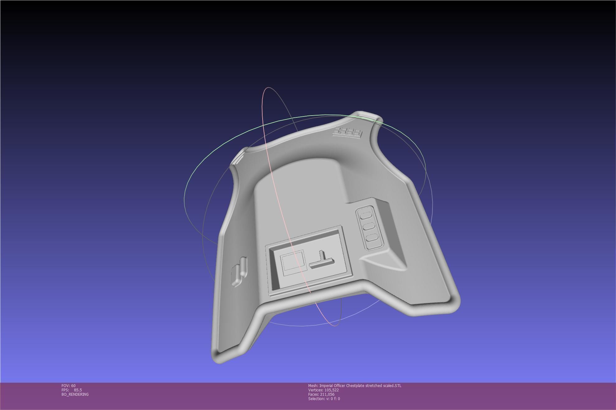 Star Wars Imperial Officer Armor Chestplate 3D print model_79