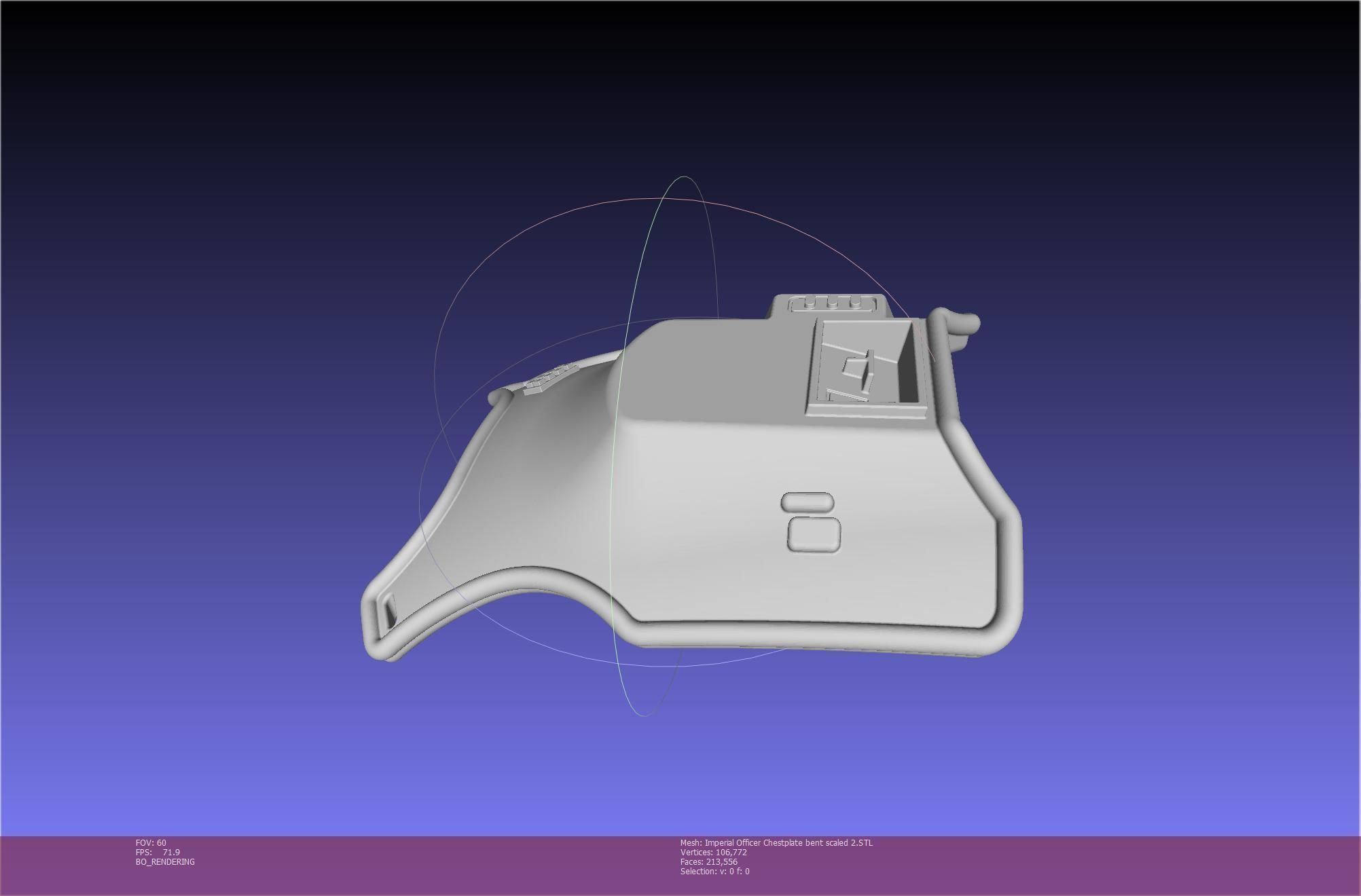 Star Wars Imperial Officer Armor Chestplate 3D print model_118
