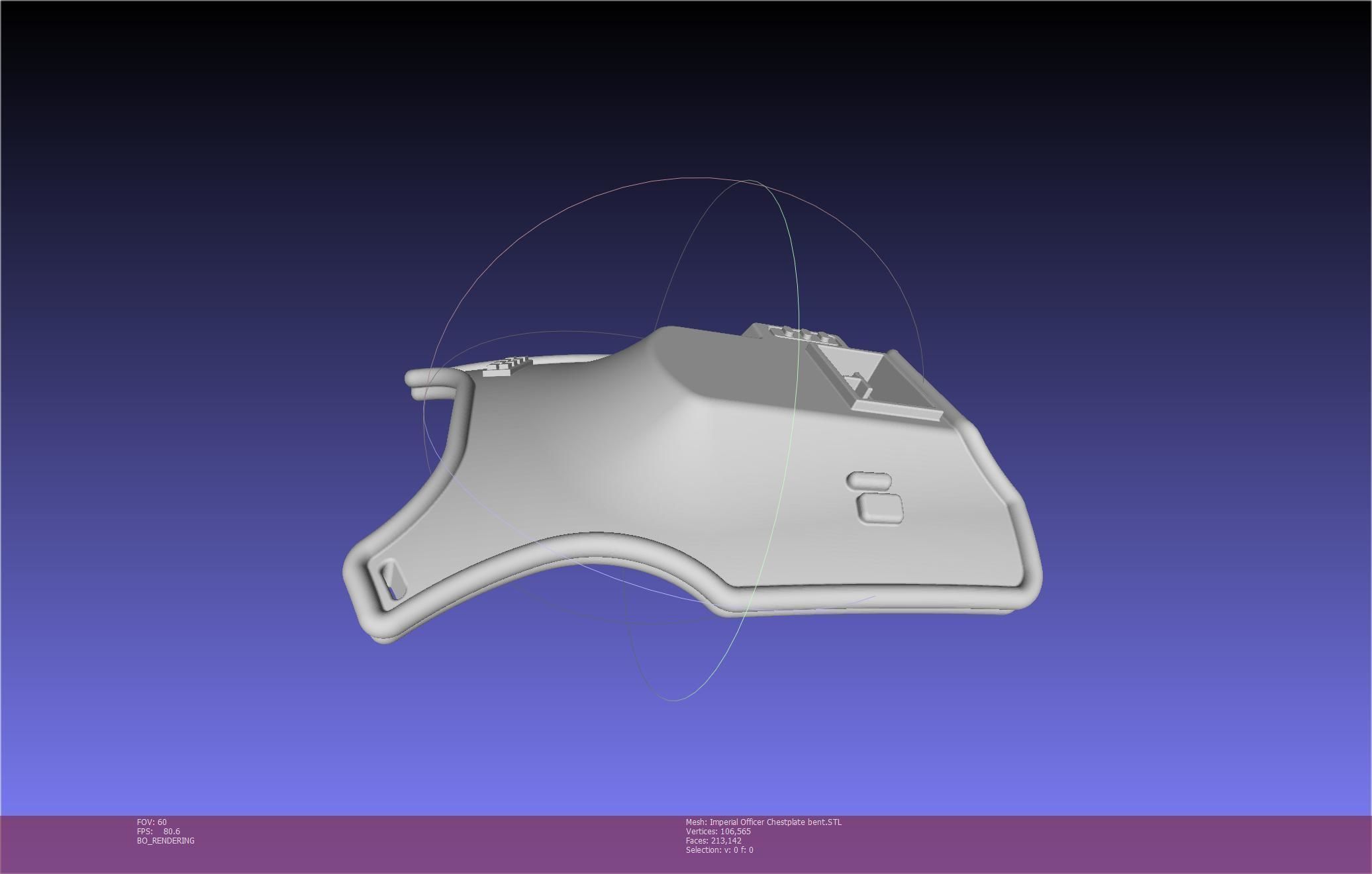 Star Wars Imperial Officer Armor Chestplate 3D print model_100