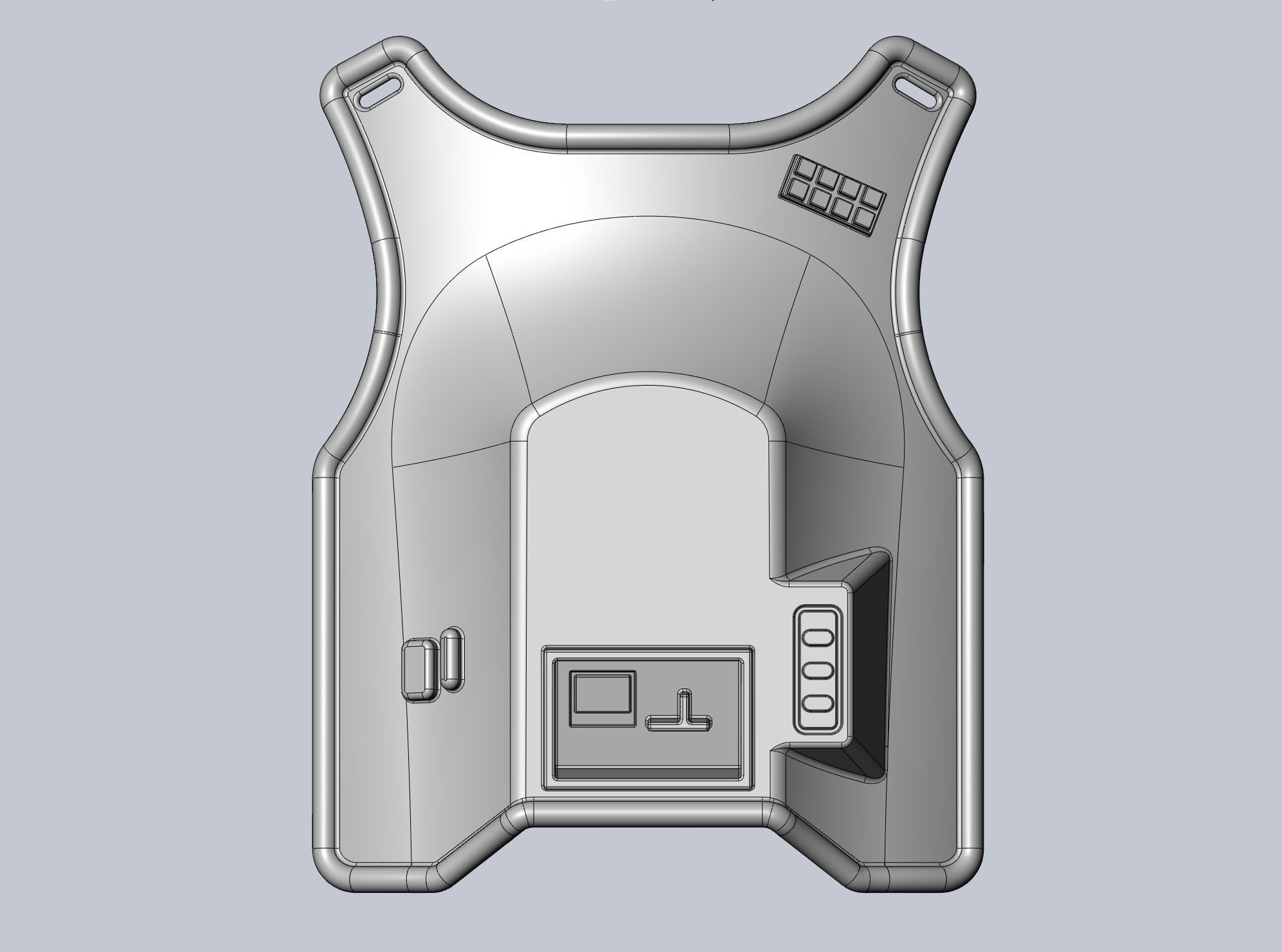 Star Wars Imperial Officer Armor Chestplate 3D print model_74