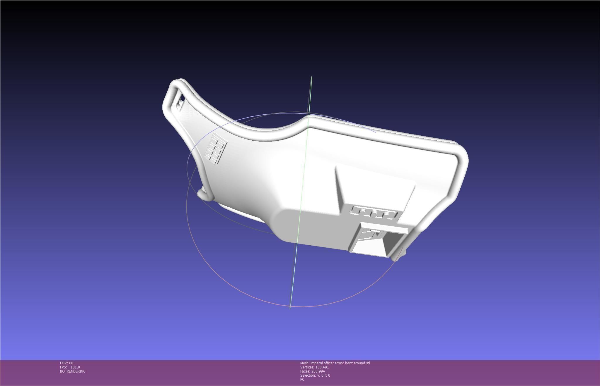 Star Wars Imperial Officer Armor Chestplate 3D print model_107